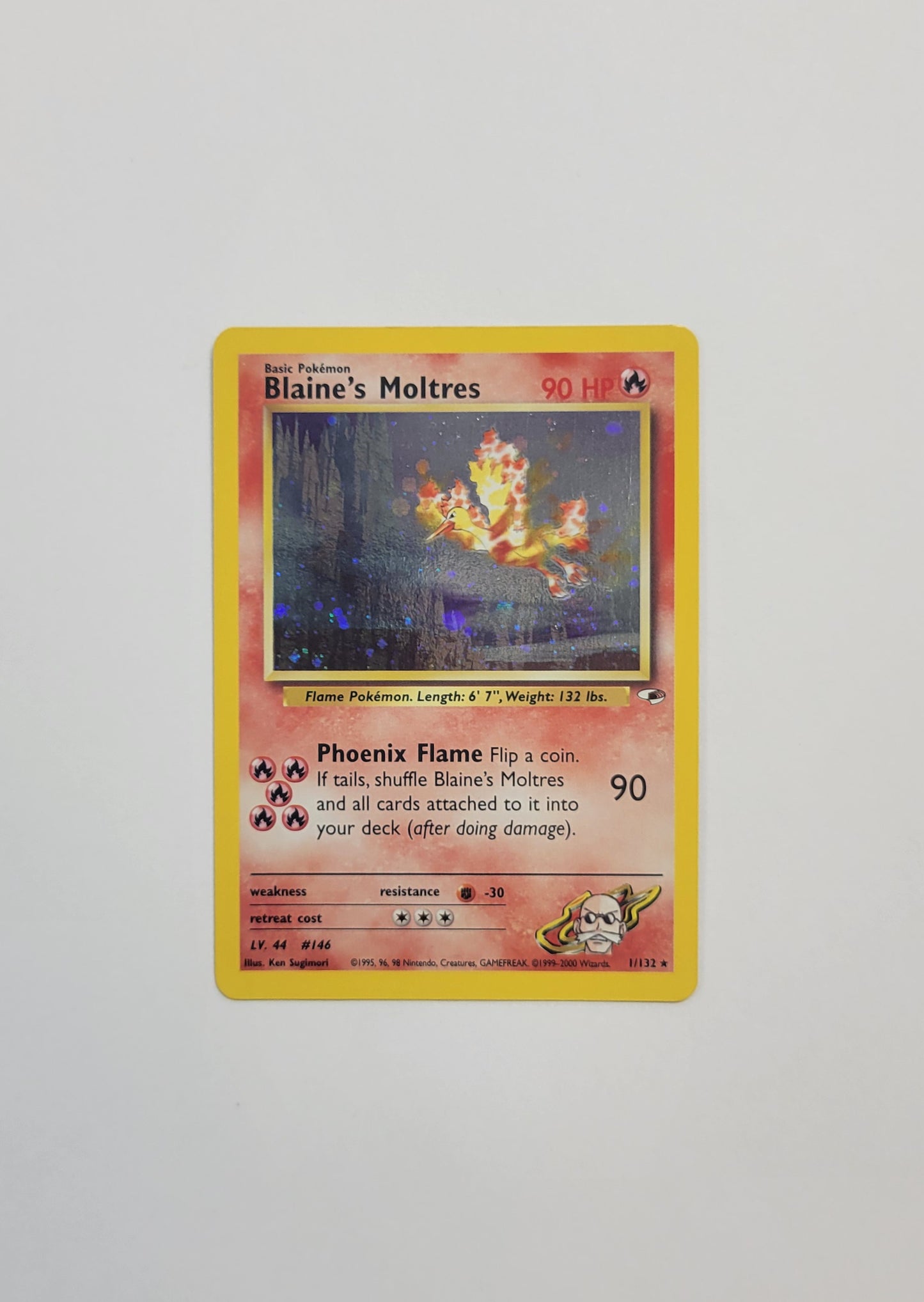 Blaine's Moltres 1/132 - Gym Heroes