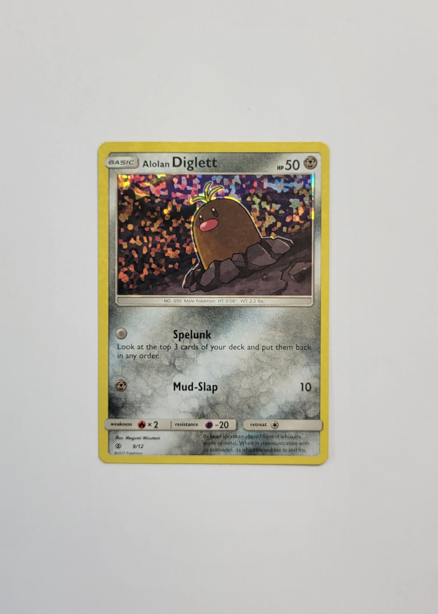 Alolan Diglett 9/12 - McDonald's Promo 2017