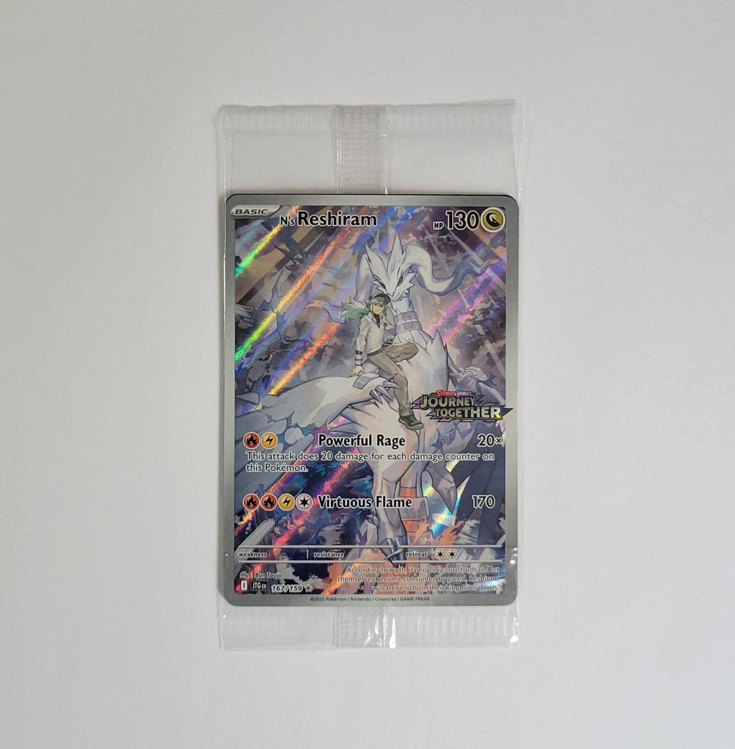 N's Reshiram 167/159 (Sealed, Stamped) - Journey Together