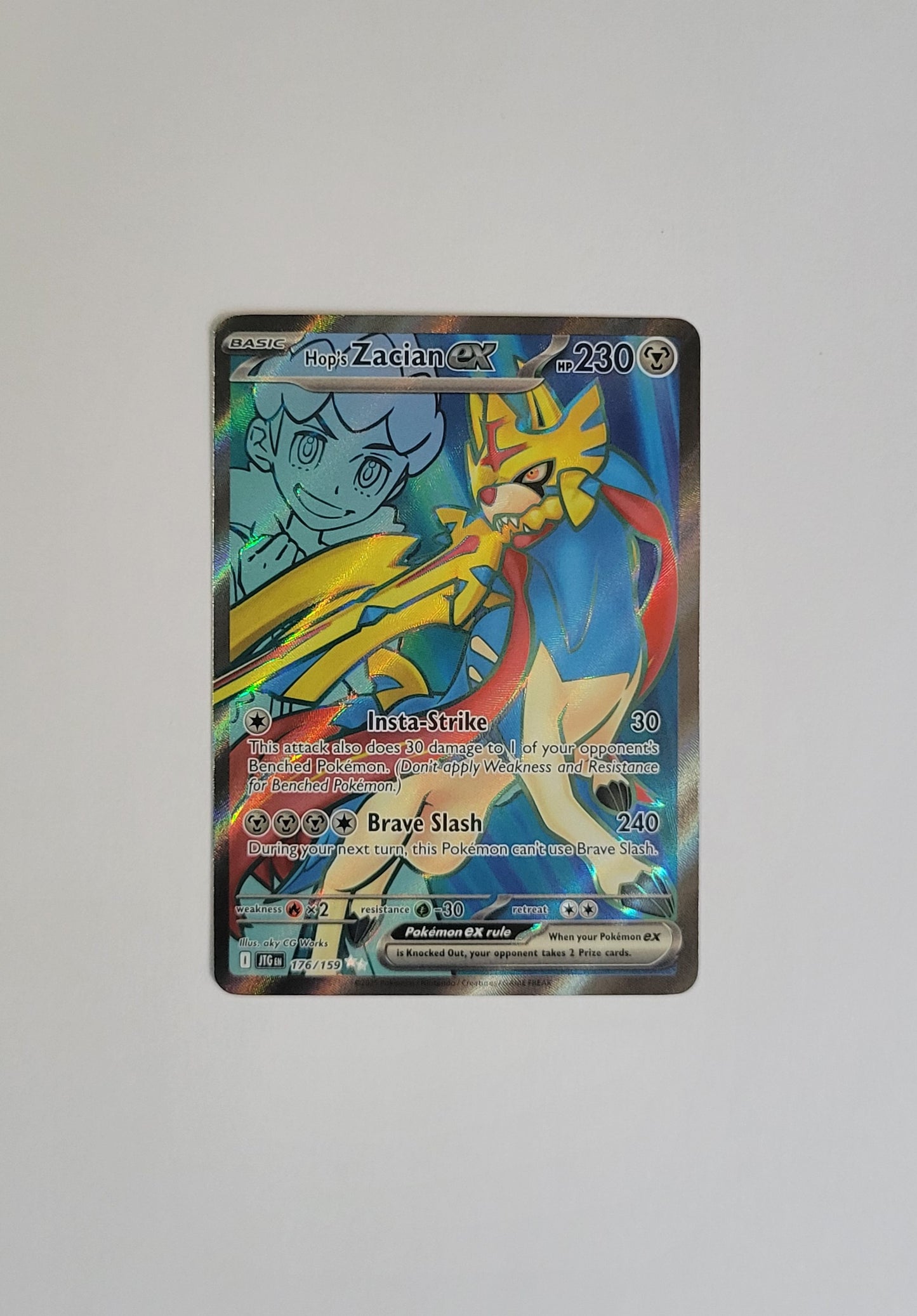 Hop's Zacian ex 176/159 - Journey Together