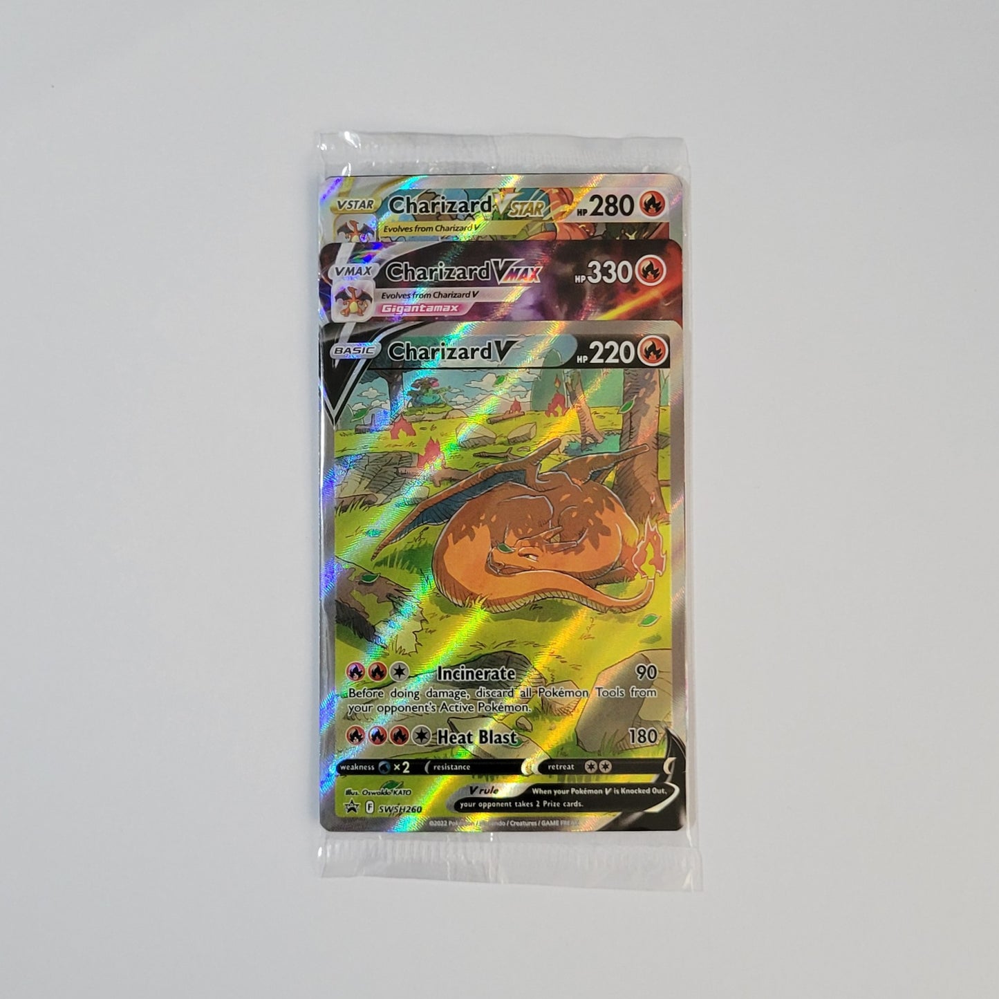 Charizard V SWSH260 (Sealed) - Black Star Promo