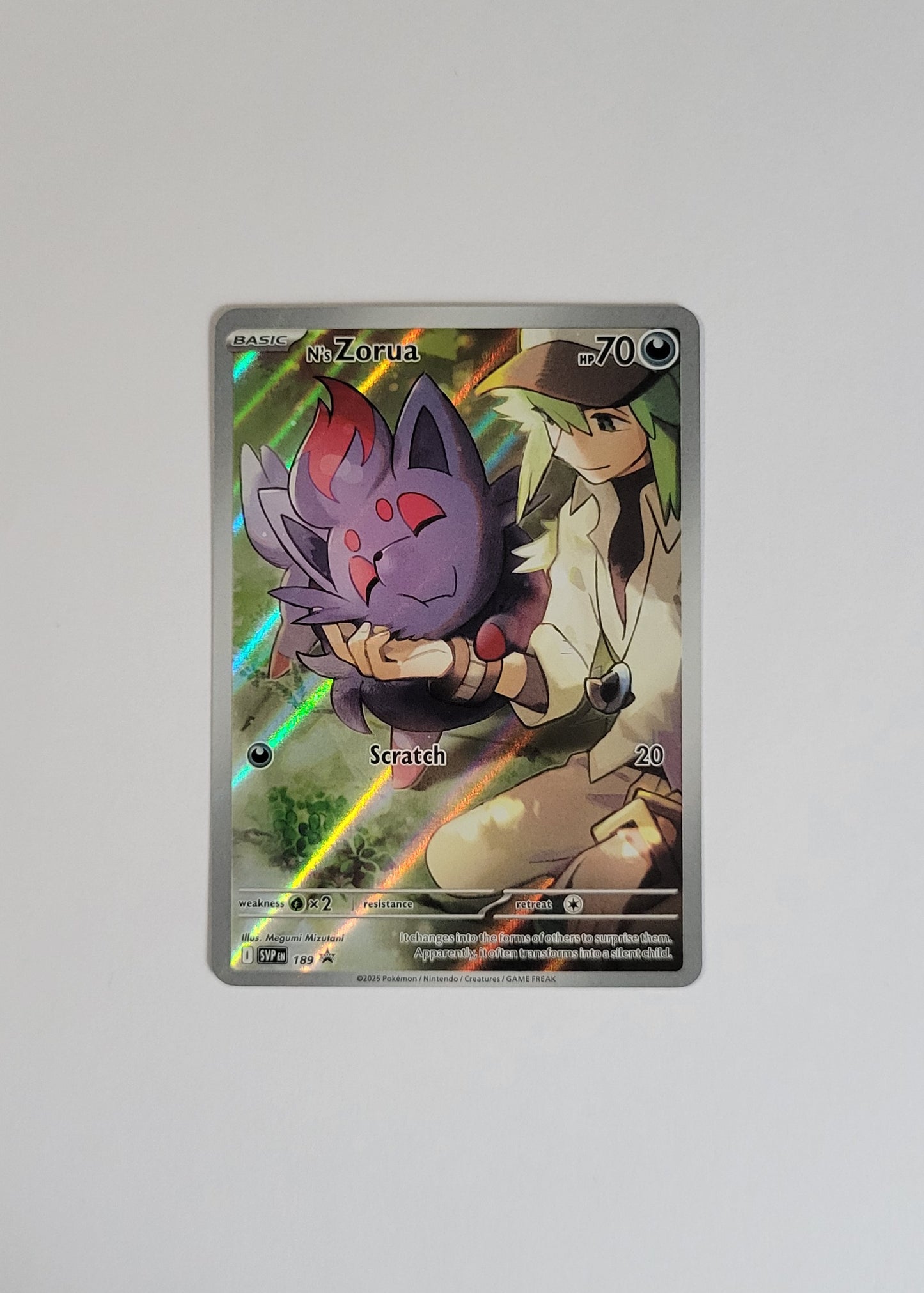 N's Zorua SVP189 - Black Star Promo
