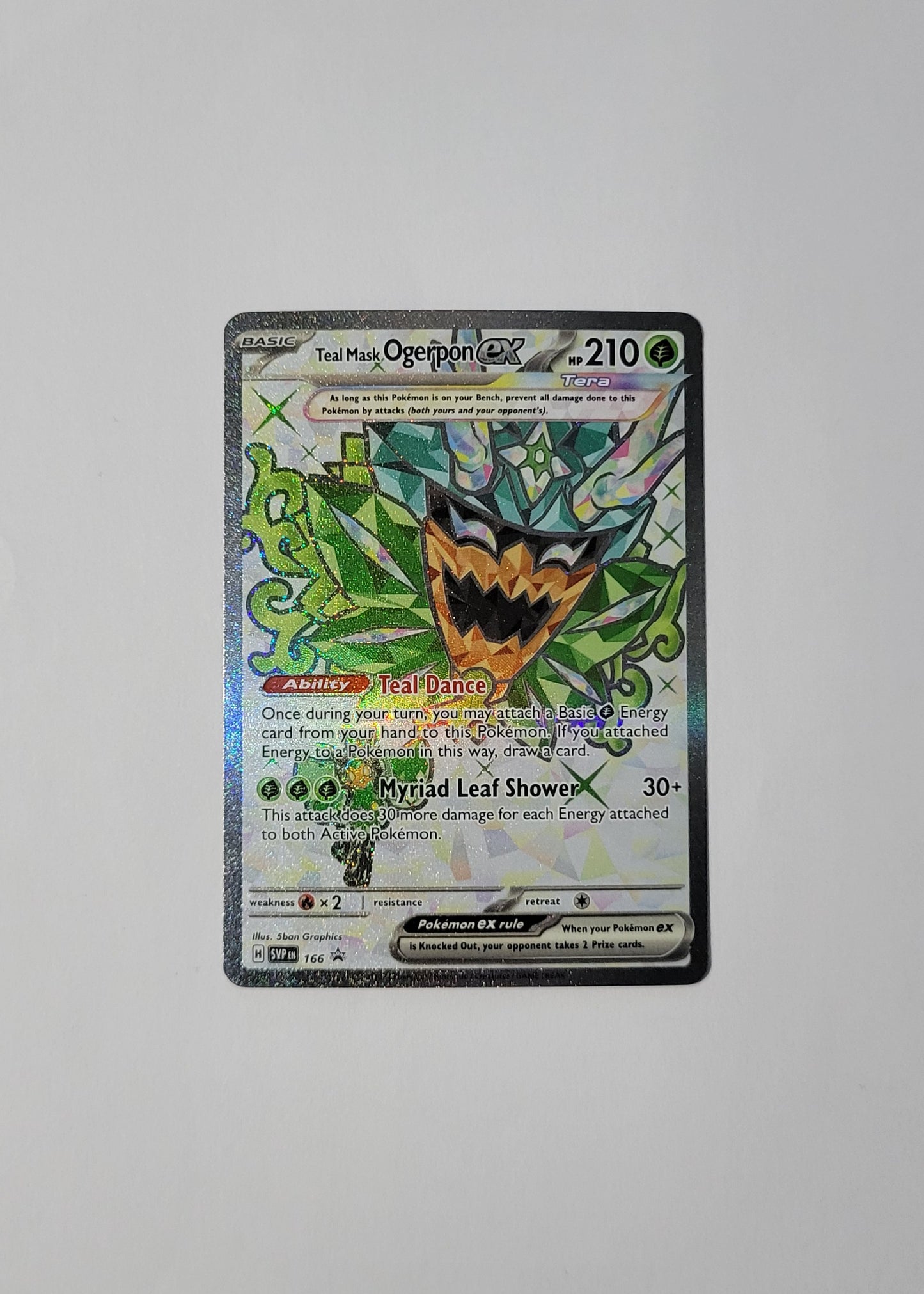 Teal Mask Ogerpon ex SVP166 - Black Star Promo