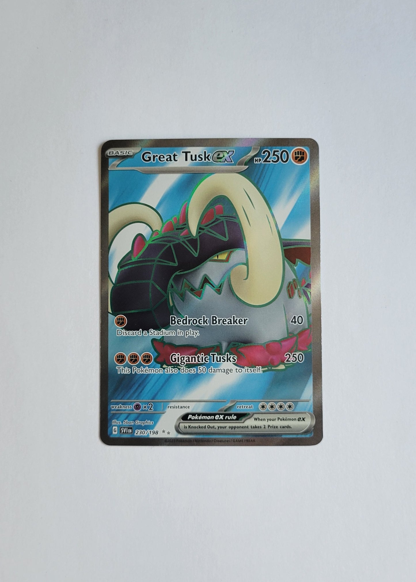 Great Tusk ex 230/198 - Scarlet & Violet