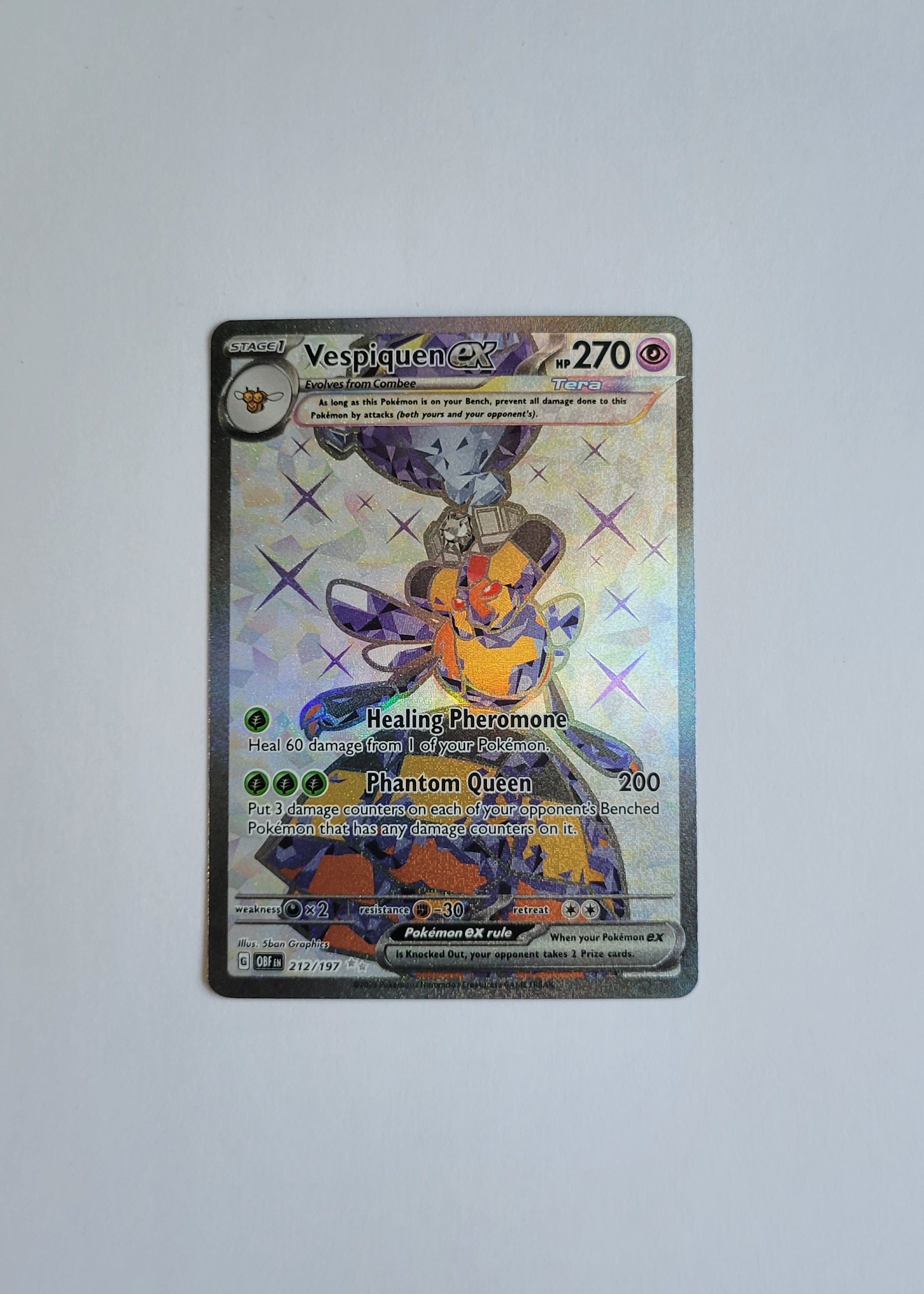 Vespiquen ex 212/197 - Obsidian Flames Level Up Games Vespiquen ex 212/197 - Obsidian Flames Level Up Games