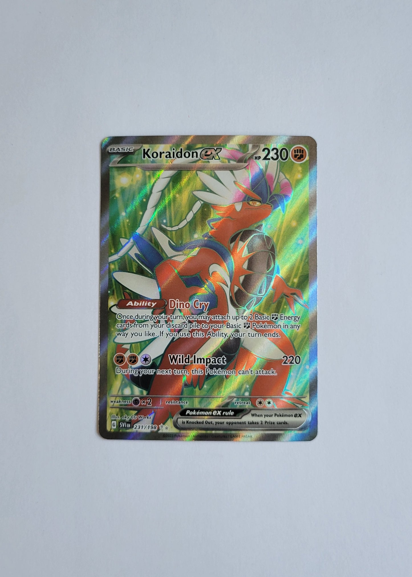 Koraidon ex 231/198 - Scarlet & Violet