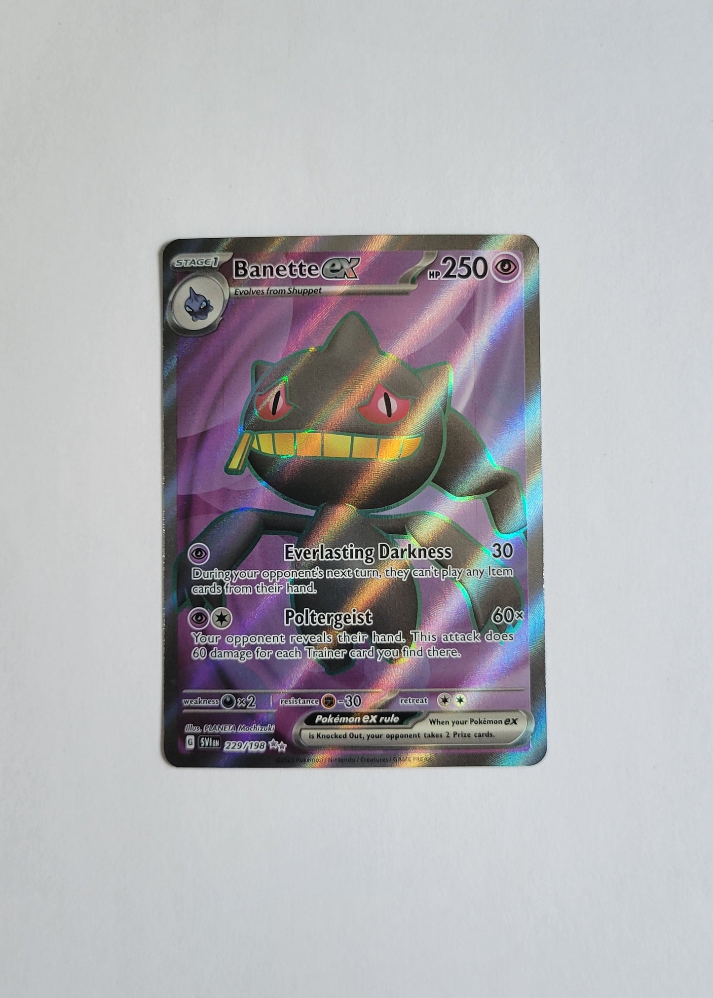 Banette ex 229/198 - Scarlet & Violet