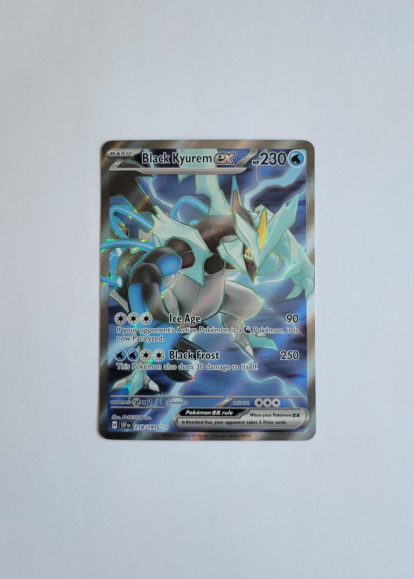 Black Kyurem ex 218/191 - Surging Sparks