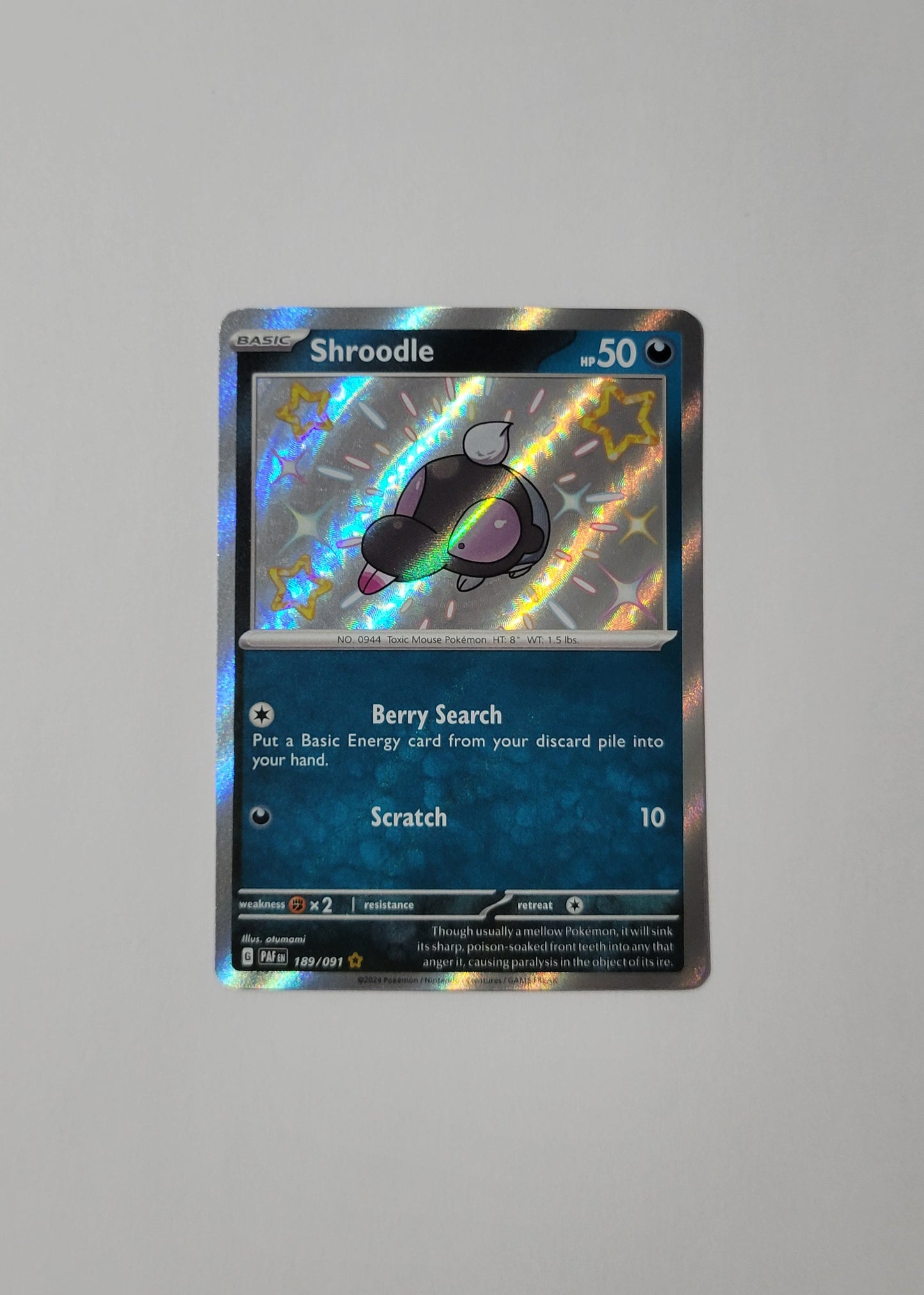 Shroodle 189/091 - Paldean Fates