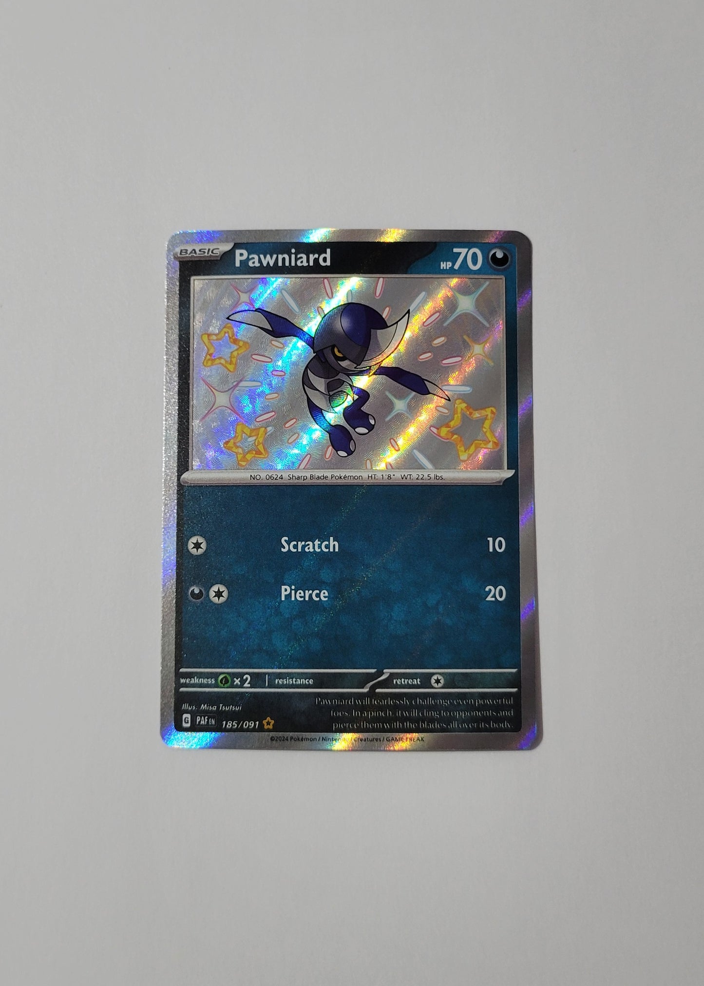 Pawniard 185/091 - Paldean Fates