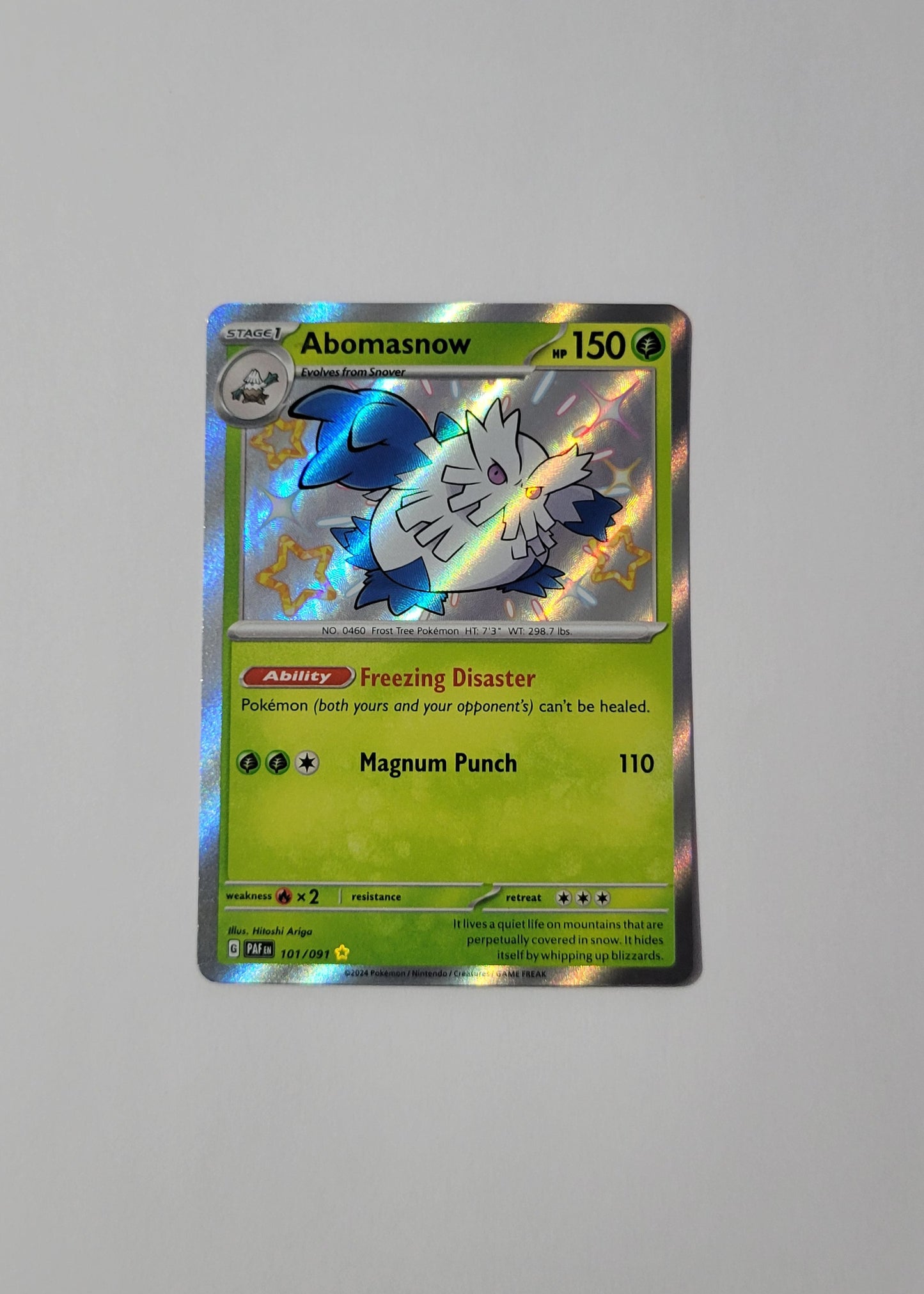 Abomasnow 101/091 - Paldean Fates