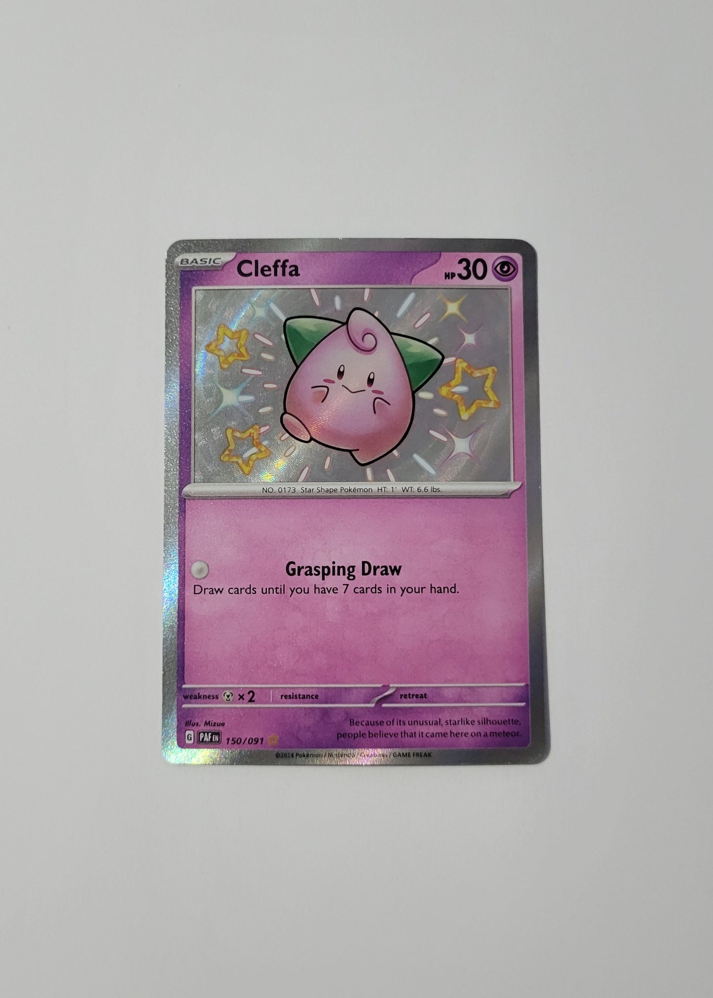 Cleffa 150/091 - Paldean Fates