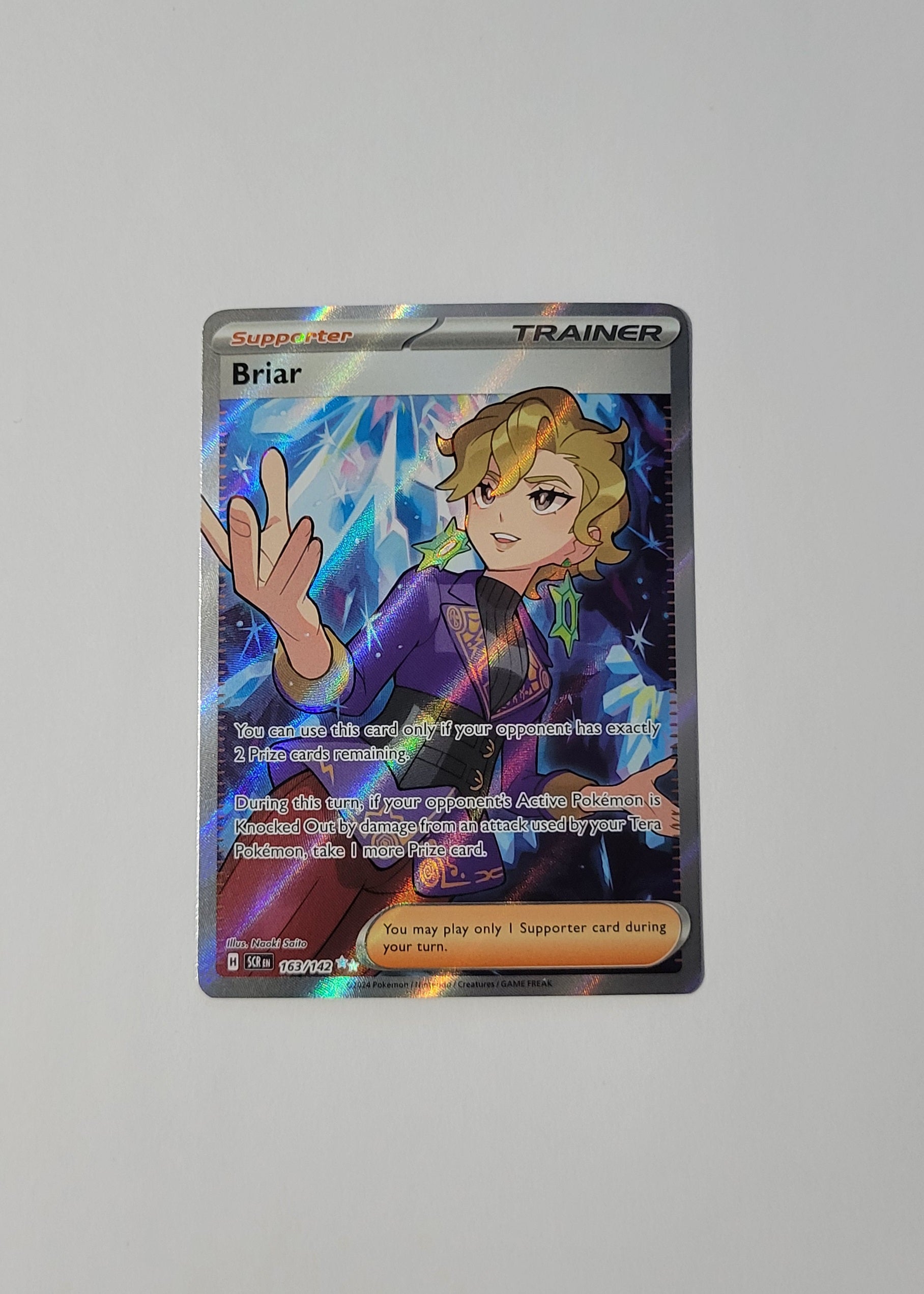 163 142 pokemon card Briar 163/142