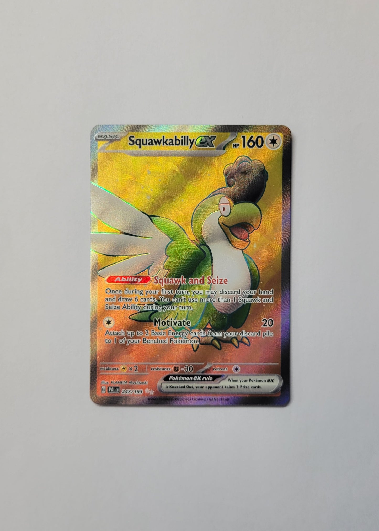 Squawkabilly ex 247/193 - Paldea Evolved