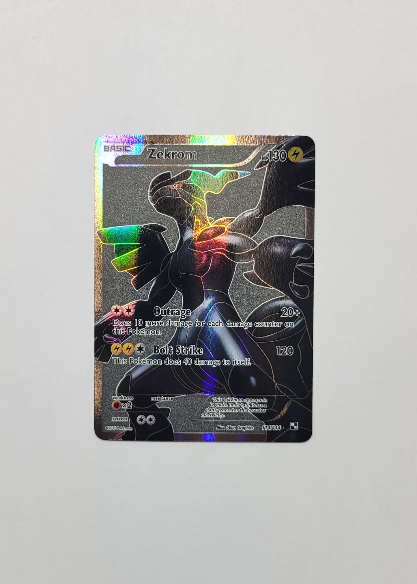 Zekrom 114/114 - Black & White Base Set
