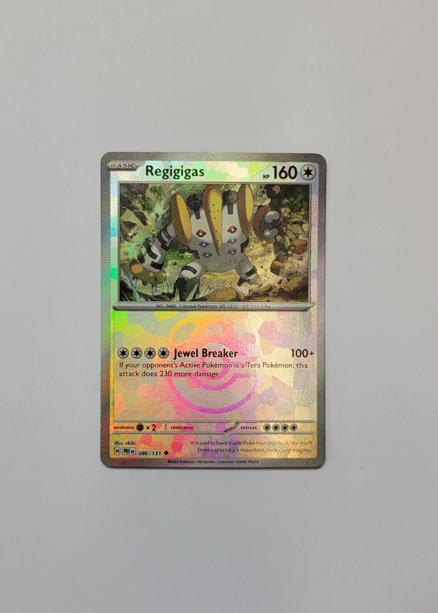 Regigigas 086/131 (Master Ball) - Prismatic Evolutions