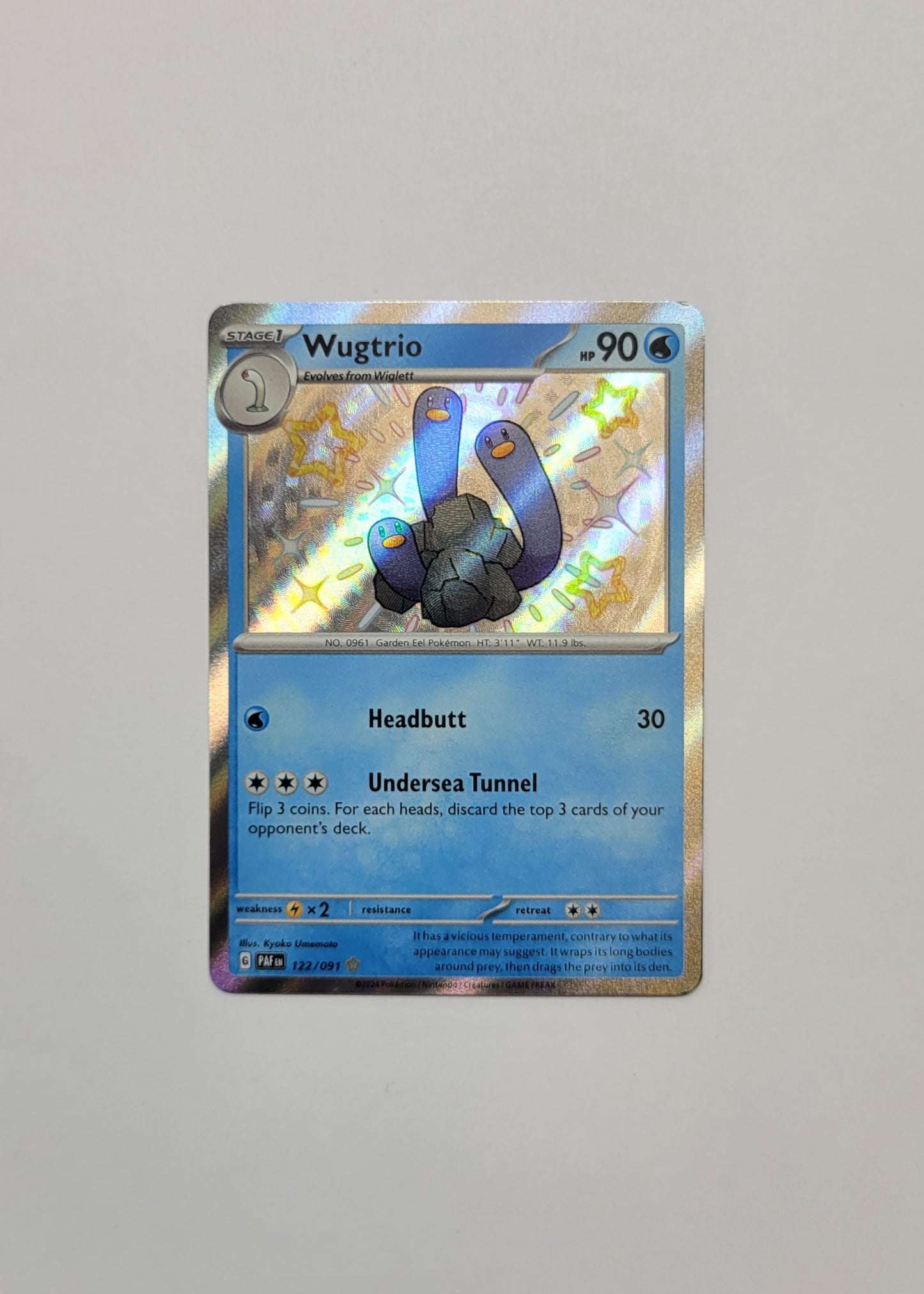 Wugtrio 122/091 - Paldean Fates