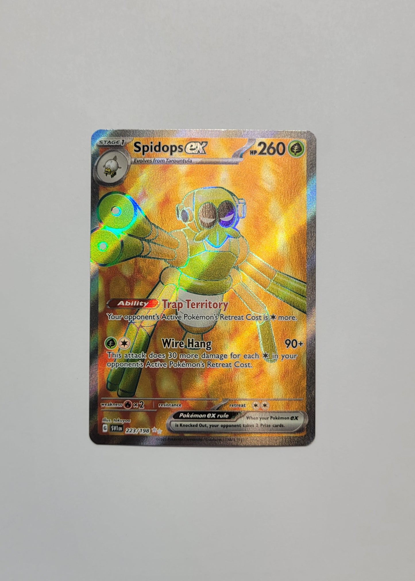 Spidops ex 223/198 - Scarlet & Violet