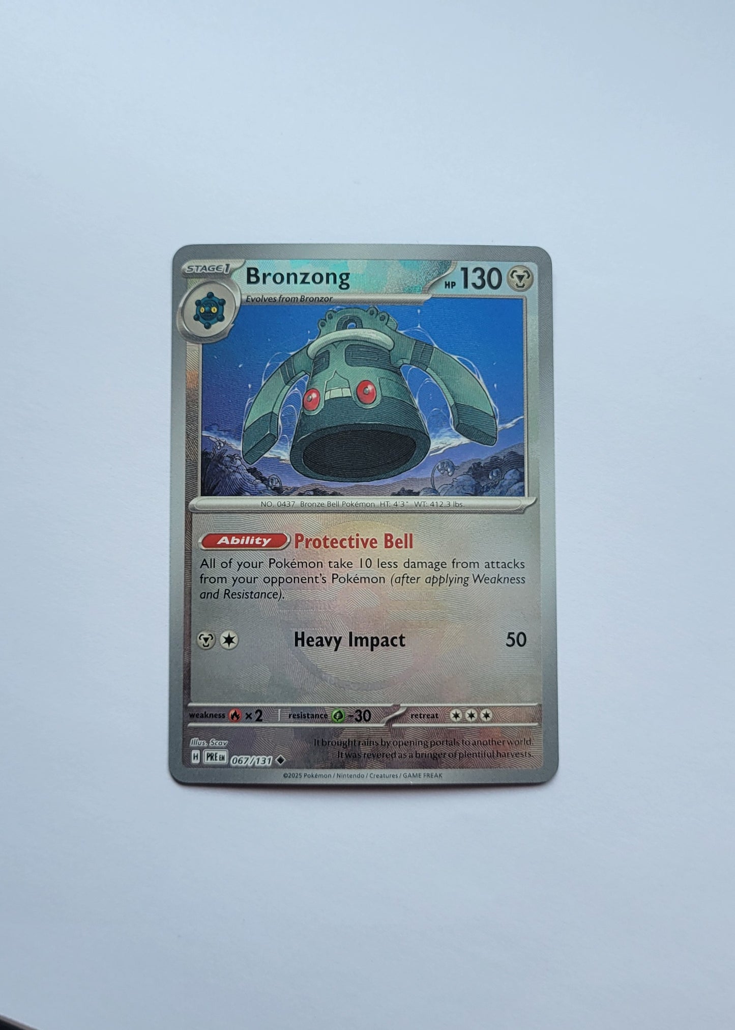 Bronzong 067/131 (Poké Ball) - Prismatic Evolutions