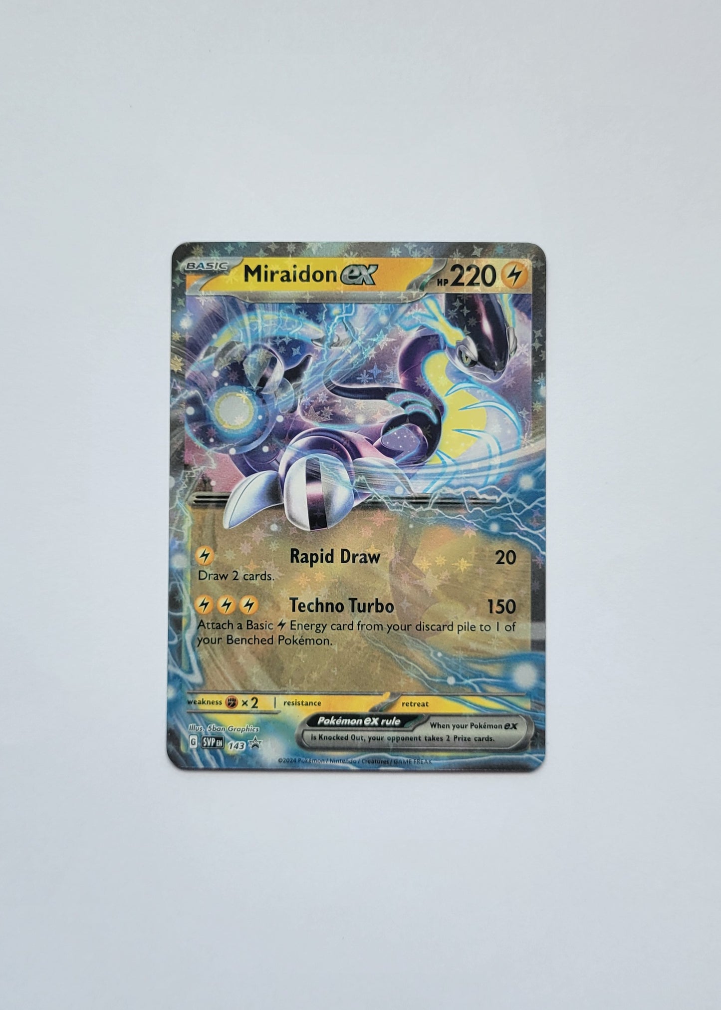 Miraidon ex SVP143 - Black Star Promo