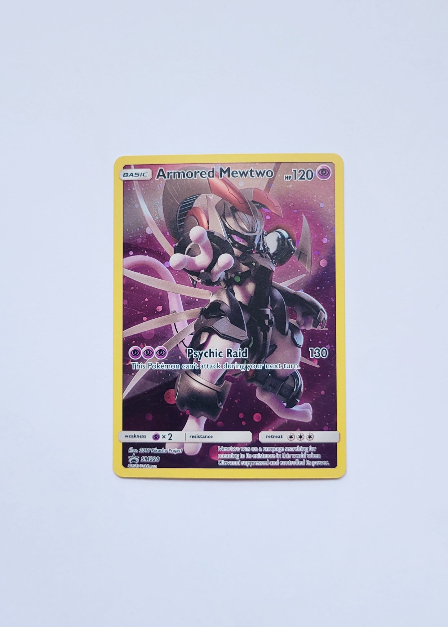 Armored Mewtwo SM228 - Black Star Promo