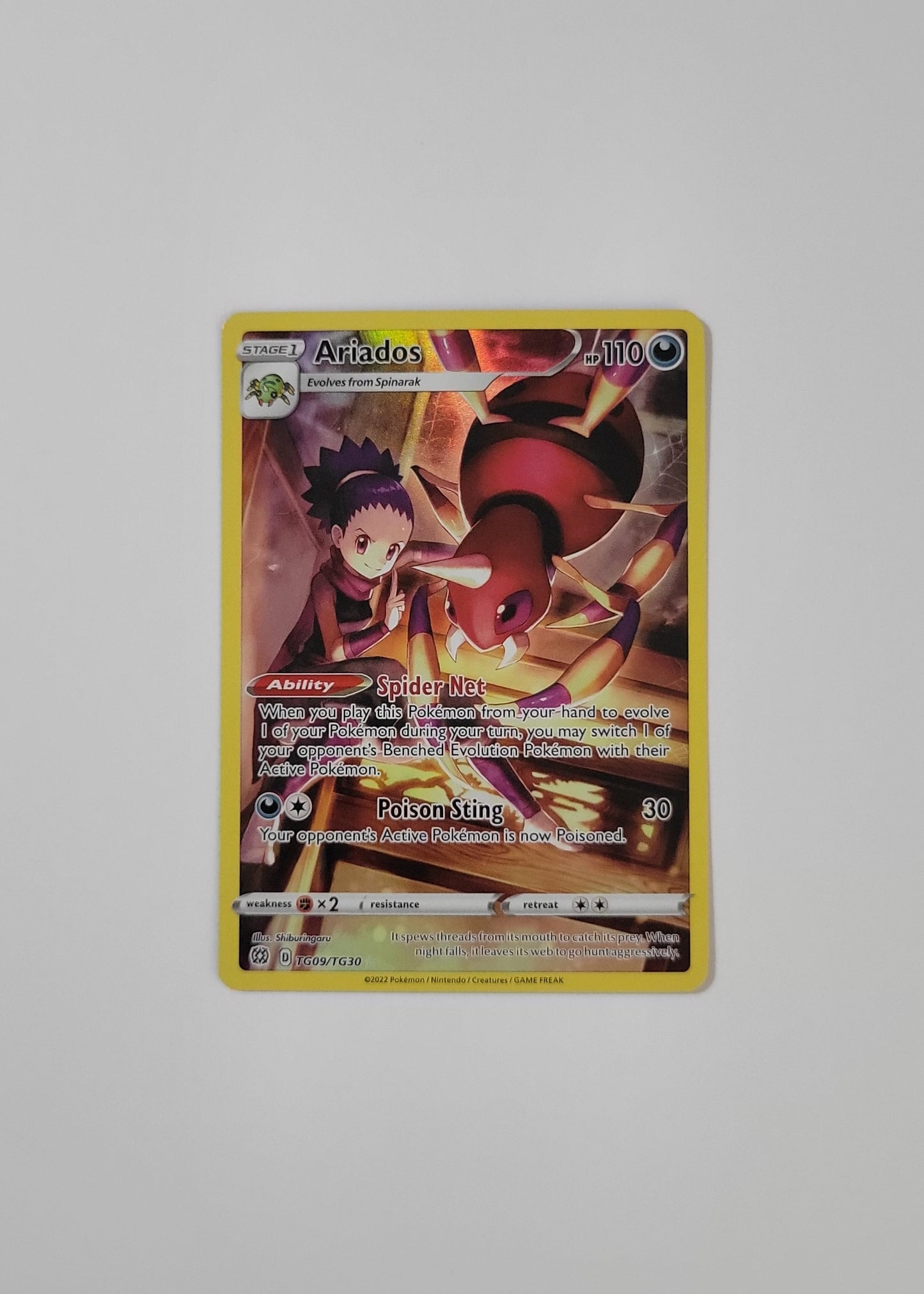 Ariados TG09/TG30 - Brilliant Stars: Trainer Gallery