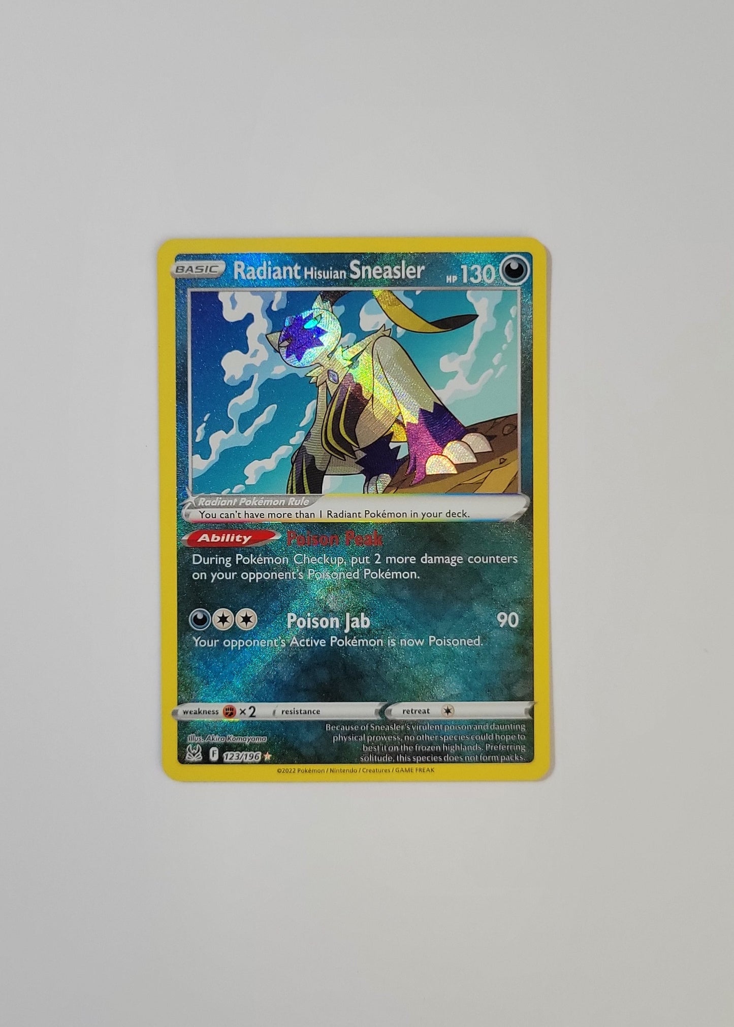 Radiant Hisuian Sneasler 123/196 - Lost Origin