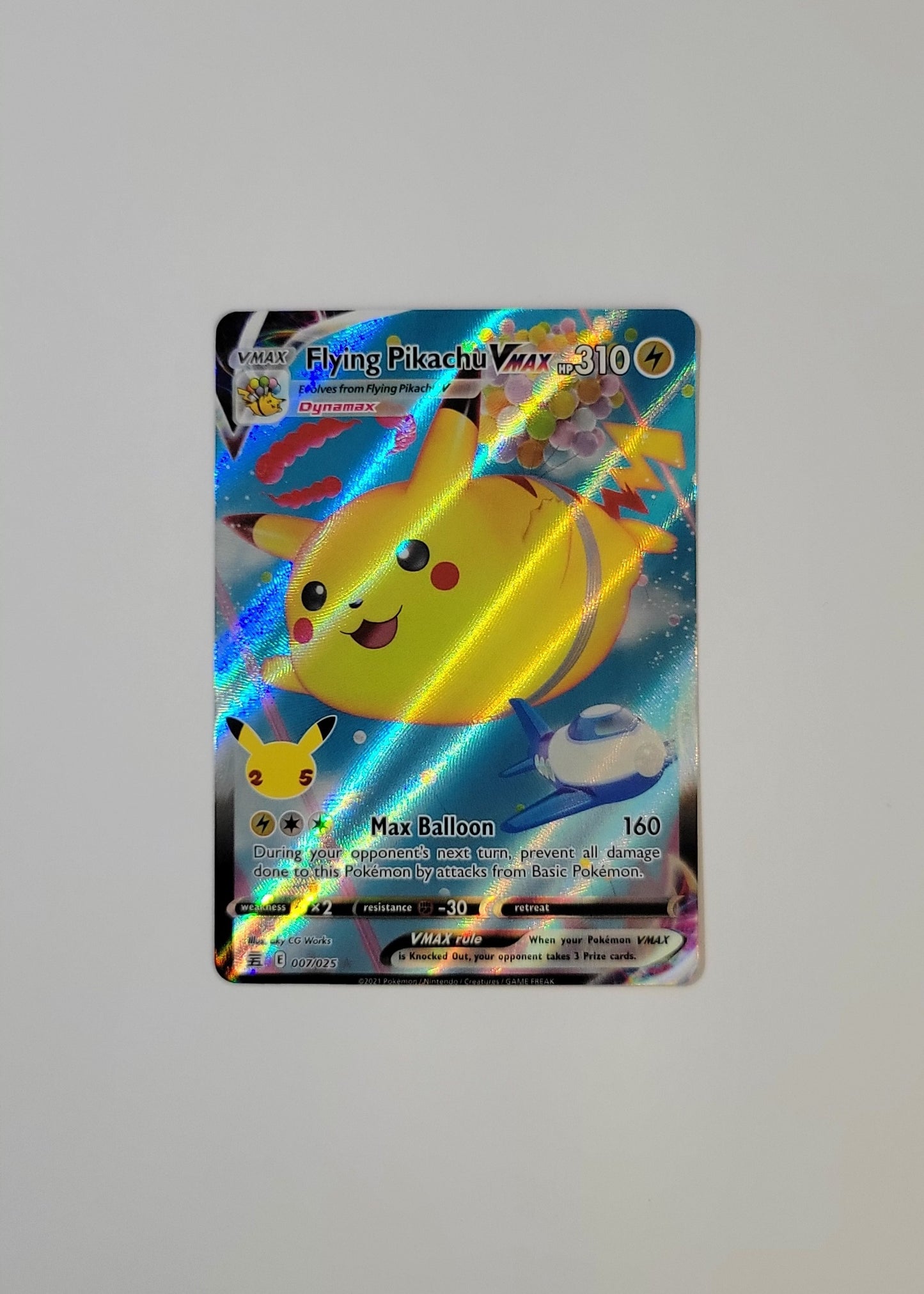 Flying Pikachu VMAX 007/025 - Celebrations