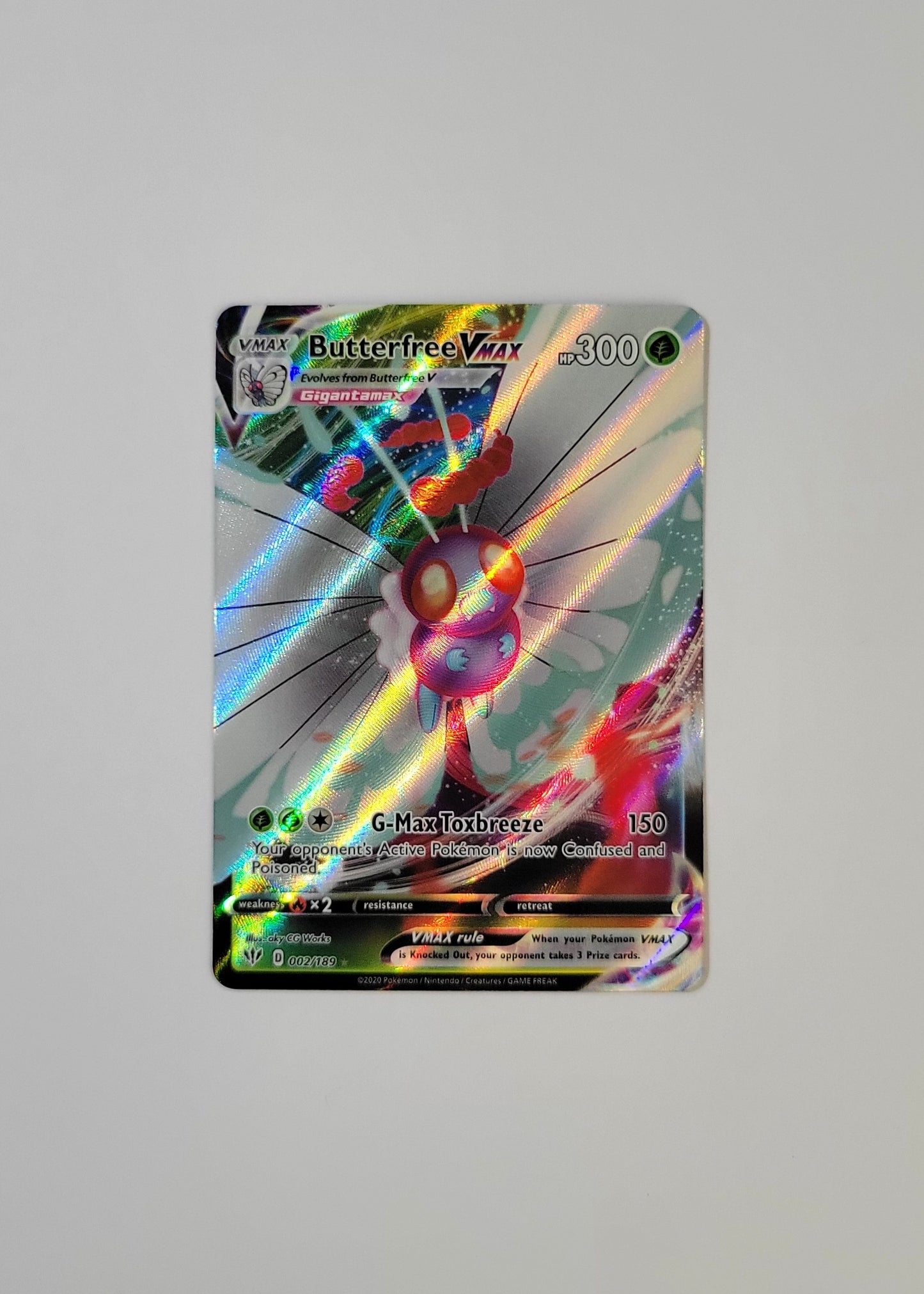 Butterfree VMAX 002/189 - Darkness Ablaze