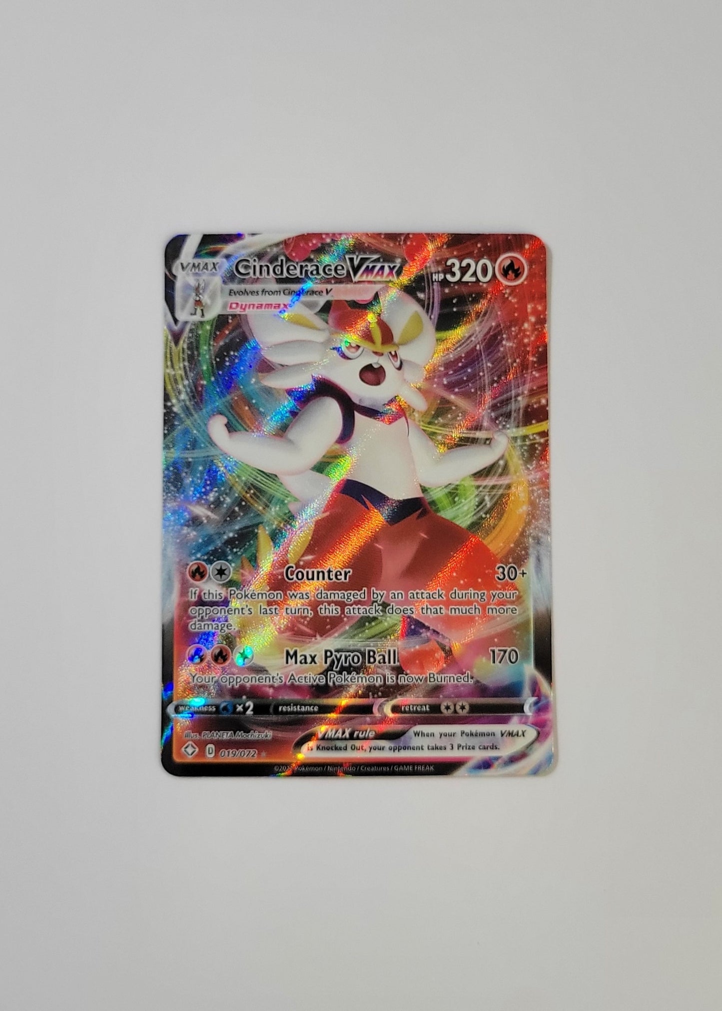 Cinderace VMAX 019/072 - Shining Fates