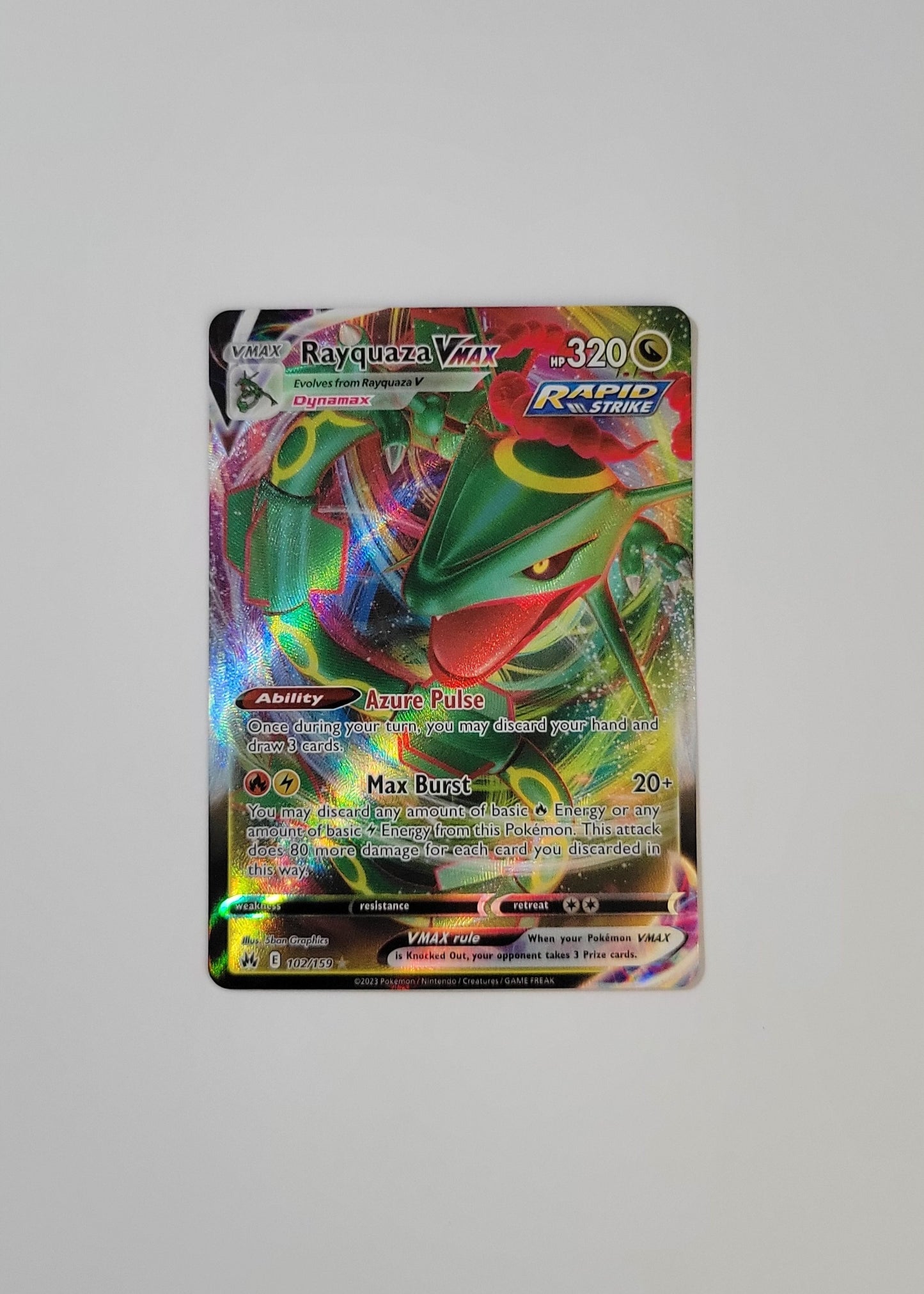 Rayquaza VMAX 102/159 - Crown Zenith