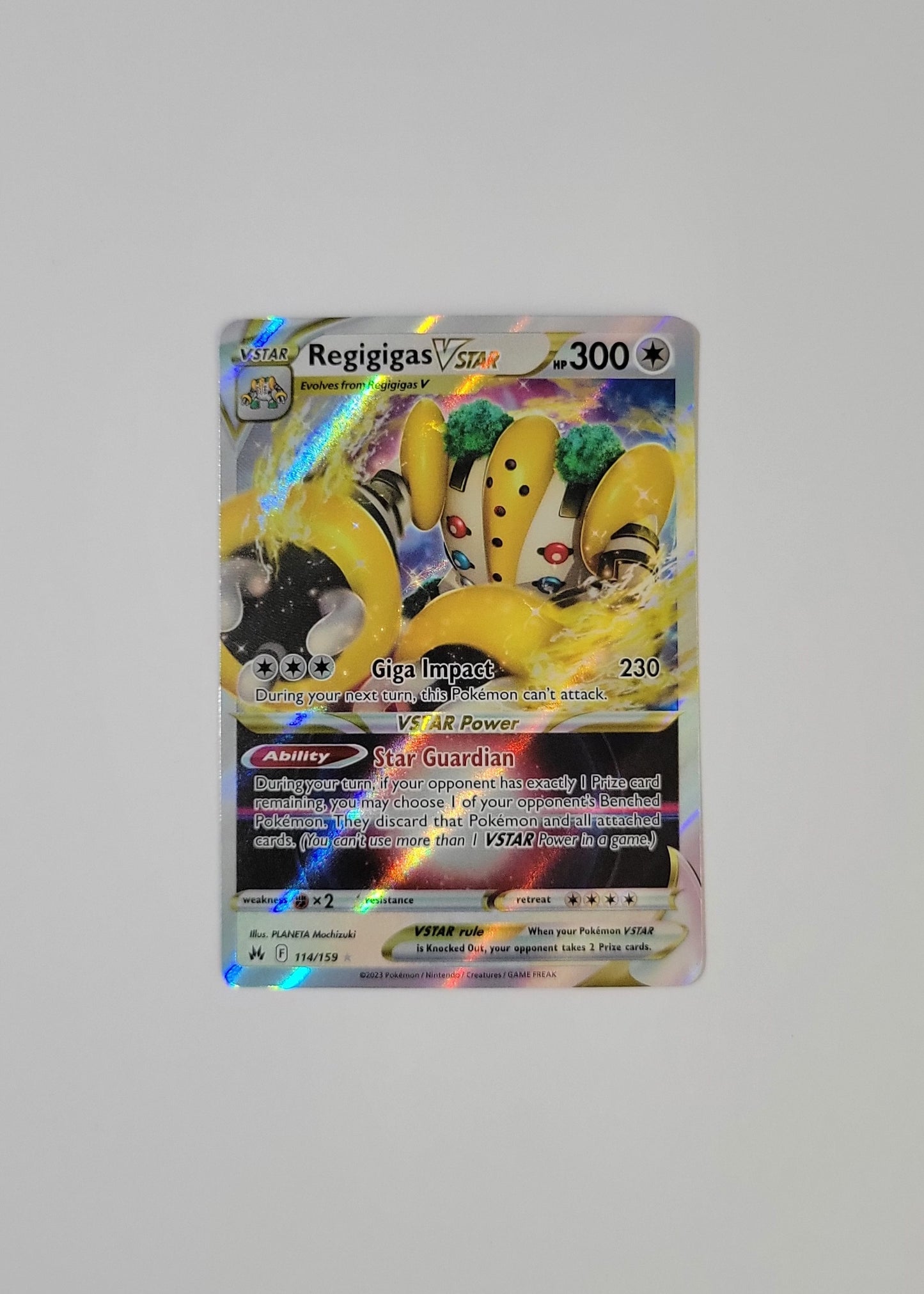 Regigigas VSTAR 114/159 - Crown Zenith
