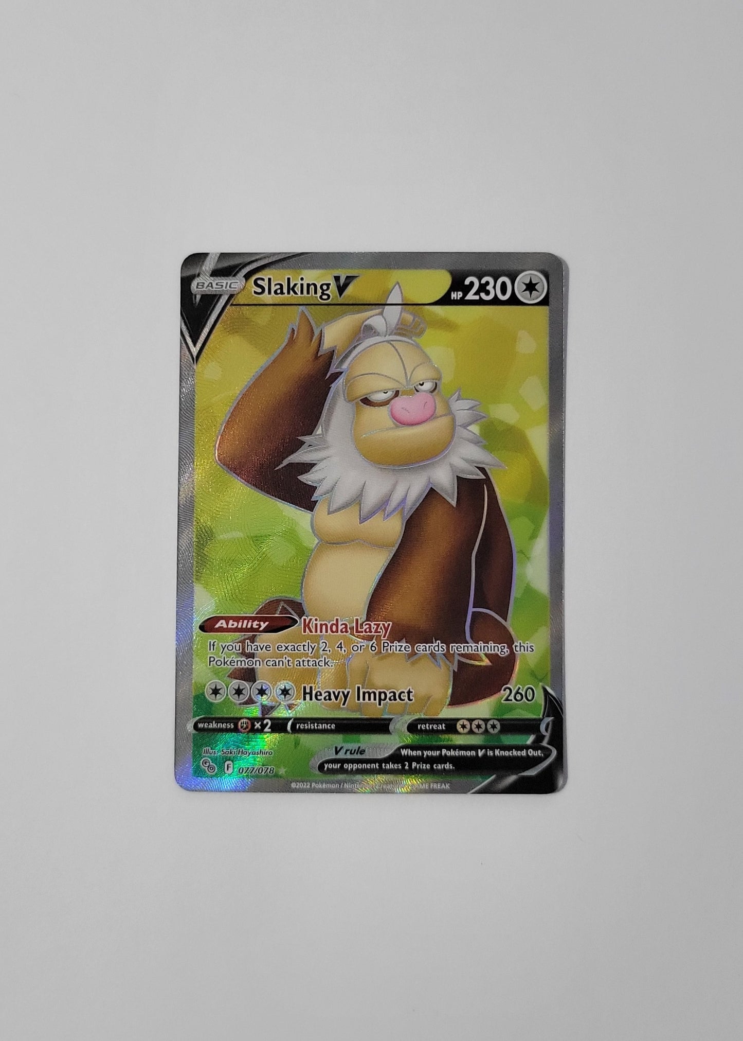 Slaking V 077/078 - Pokémon Go