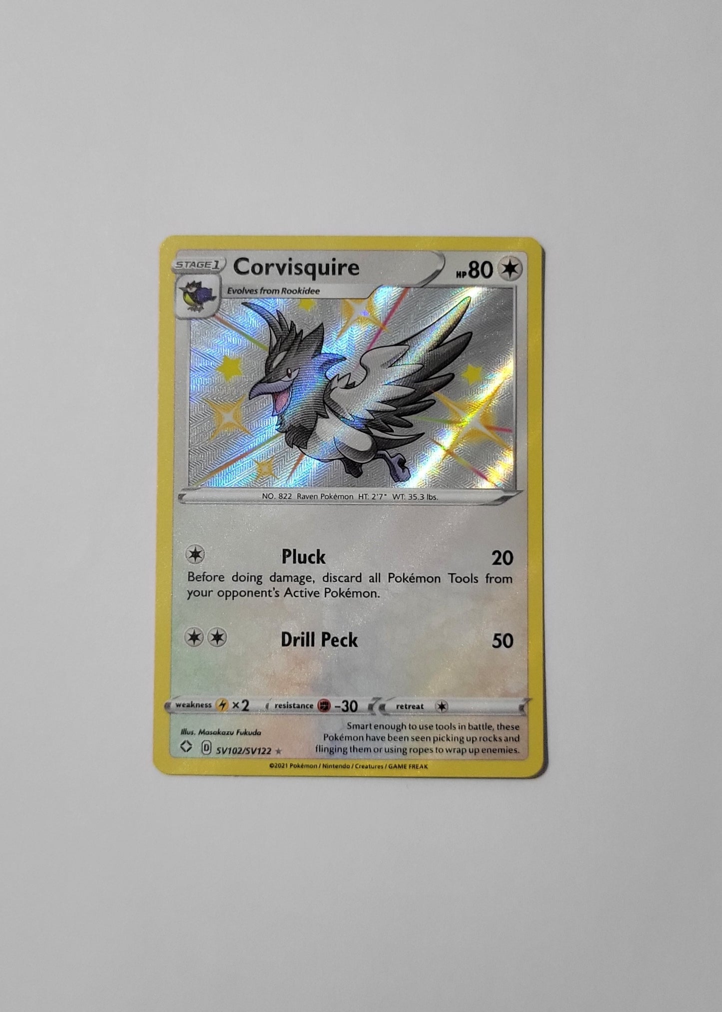 Corvisquire SV102/SV122 - Shining Fates: Shiny Vault