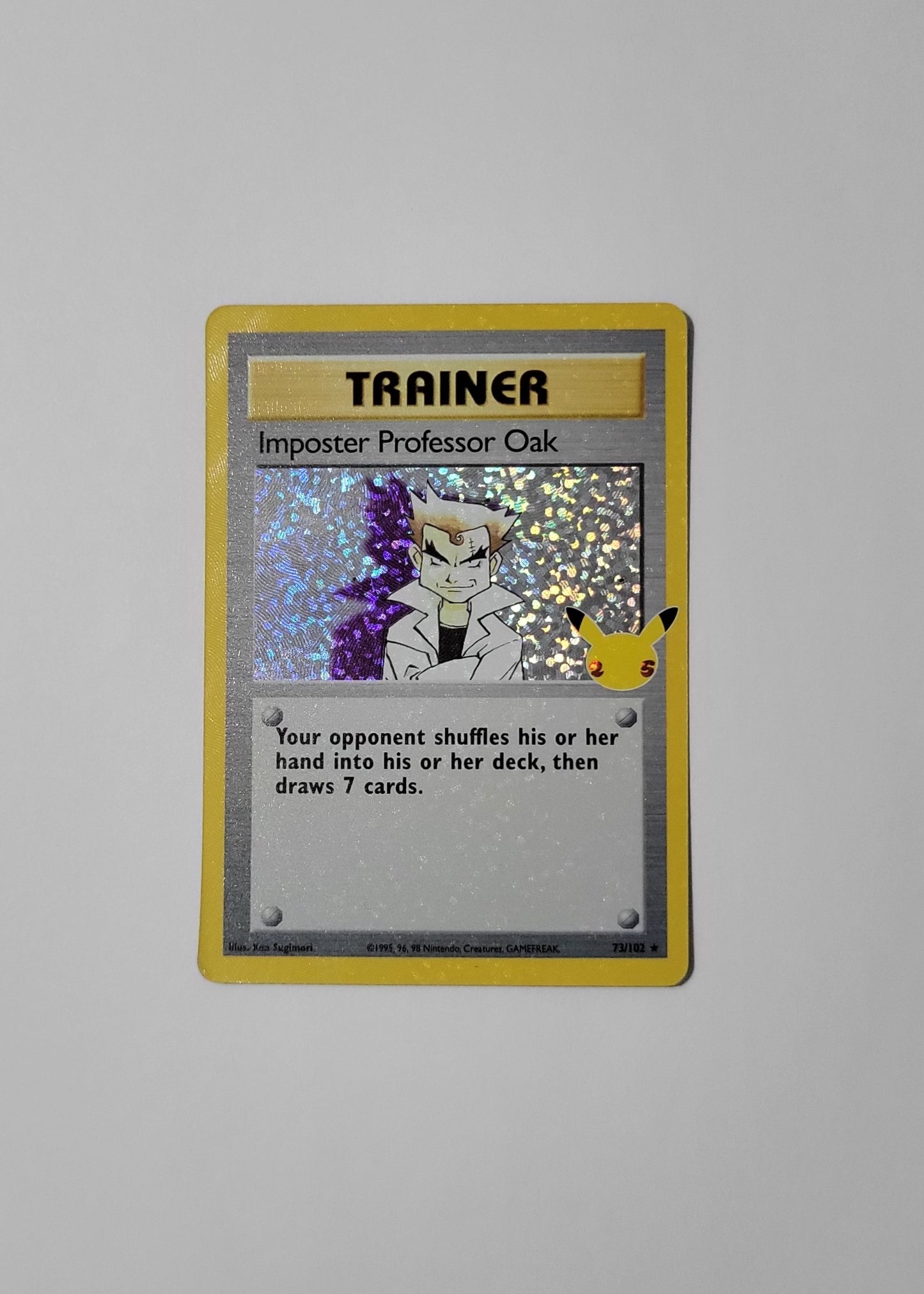 Imposter Professor Oak 73/102 - Celebrations