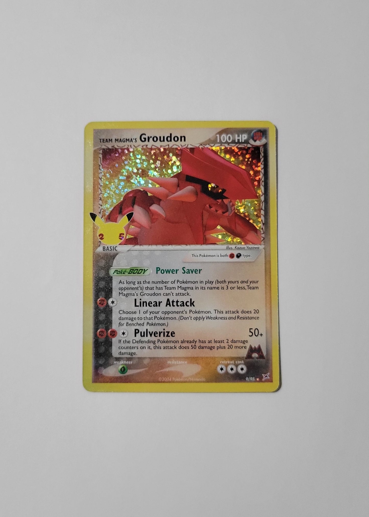 Team Magma's Groudon 9/95 - Celebrations