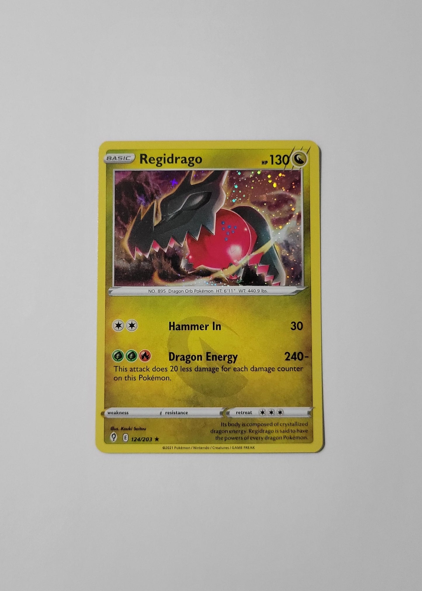 Regidrago 124/203 (Cosmos Holo) - Evolving Skies