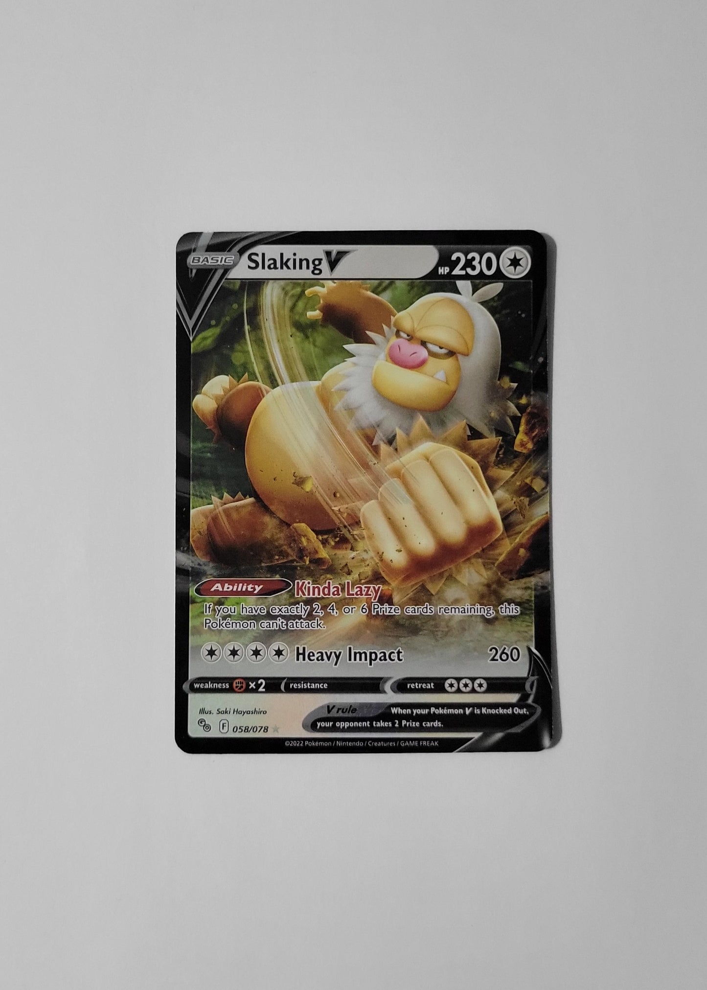 Slaking V 058/078 - Pokémon Go