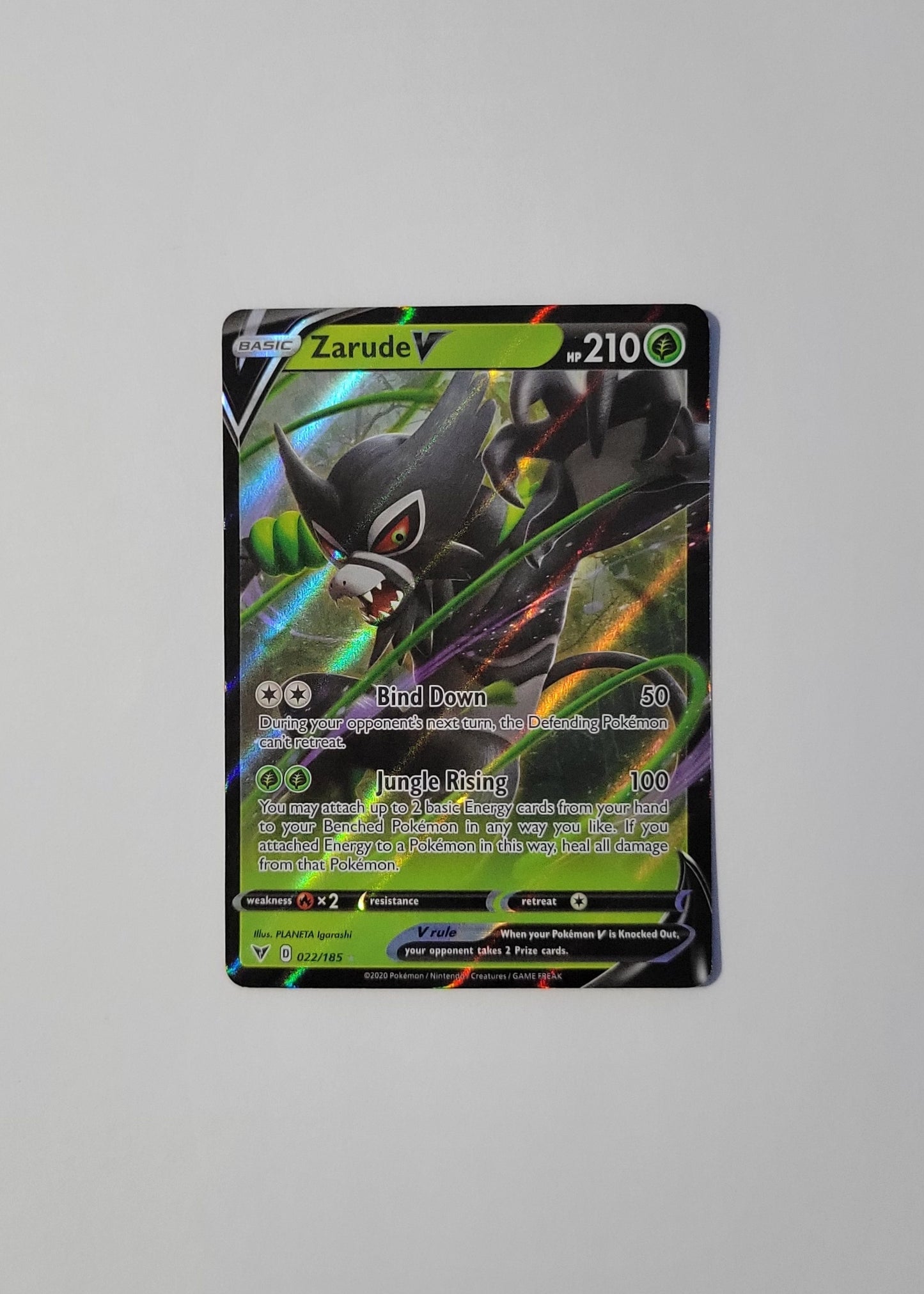 Zarude V 022/185 - Vivid Voltage