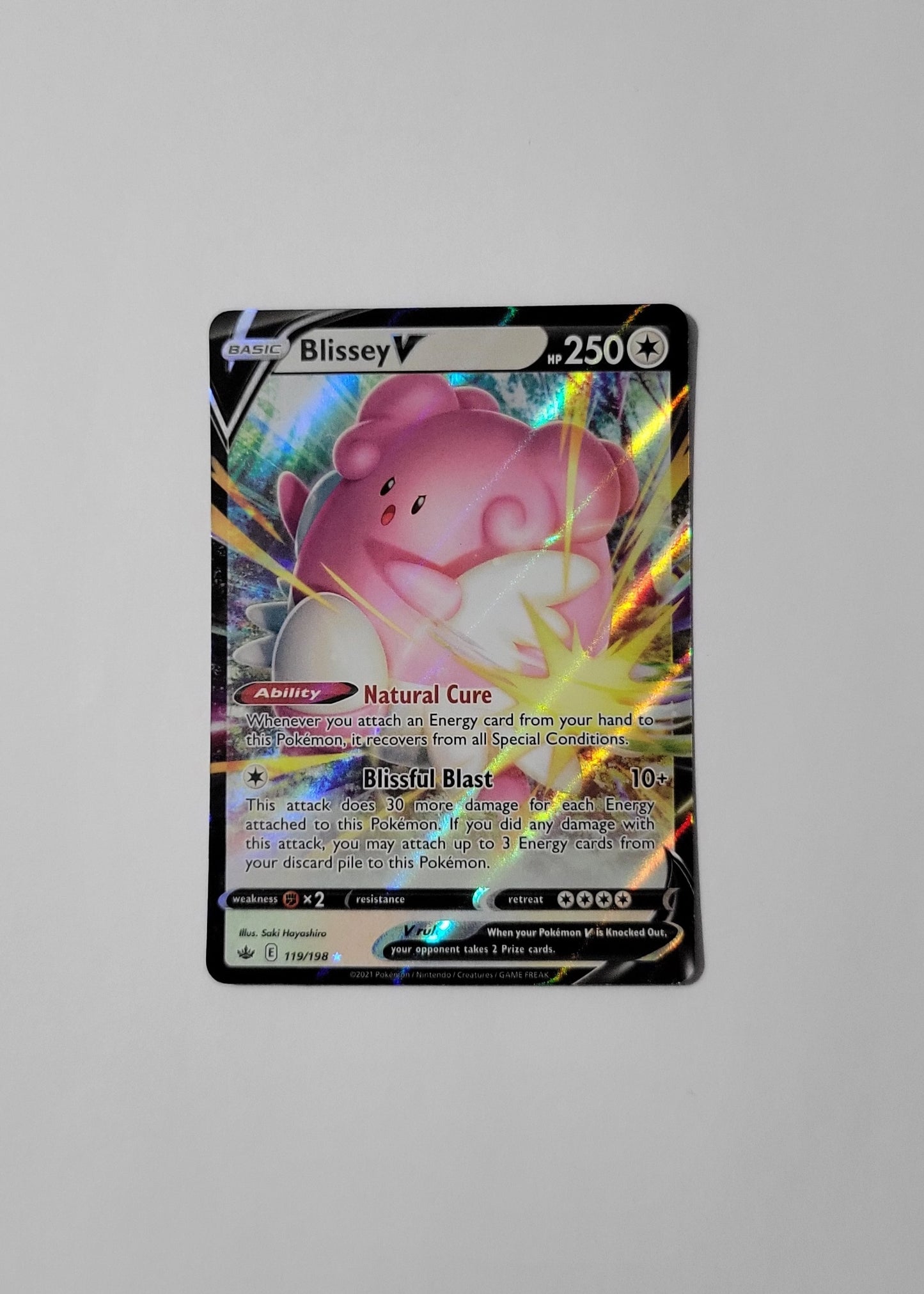 Blissey V 119/198 - Chilling Reign