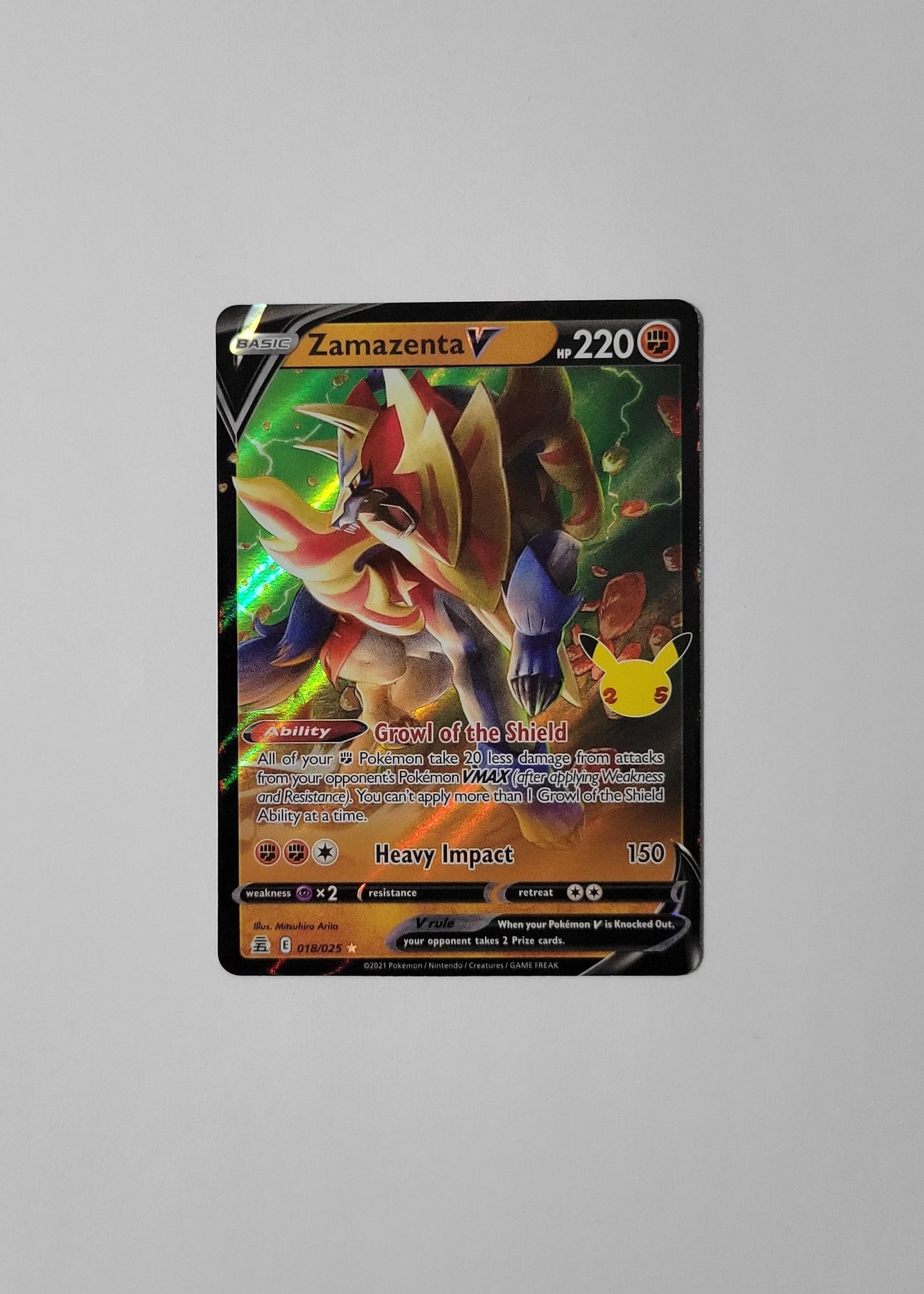 Zamazenta V 018/025 - Celebrations