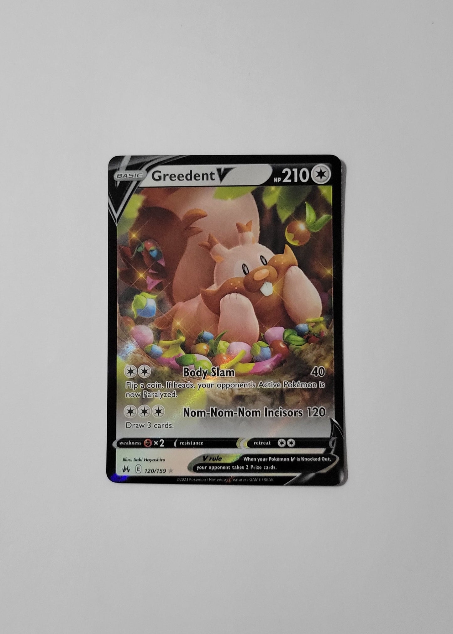 Greedent V 120/159 - Crown Zenith