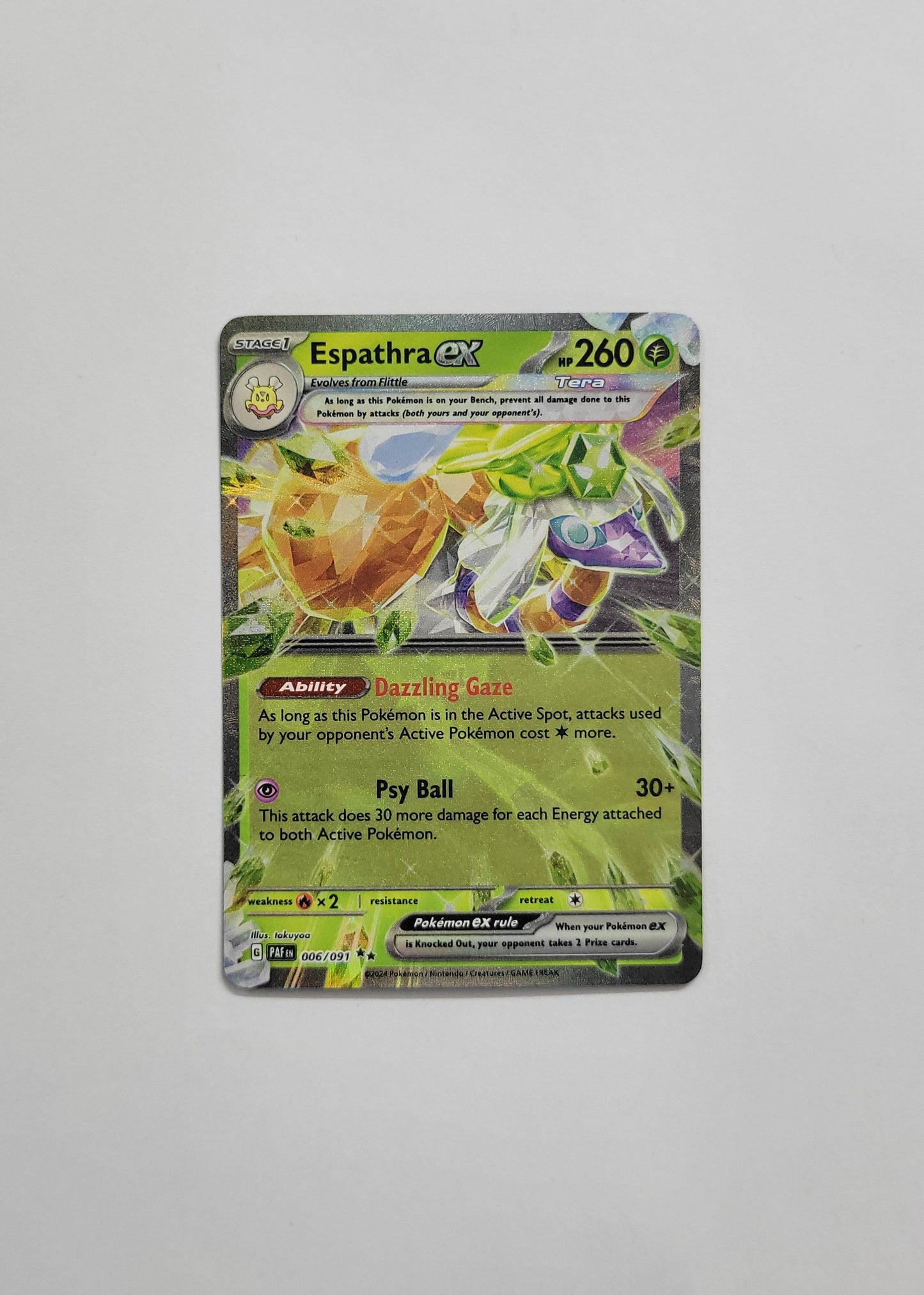 Espathra ex 006/091 - Paldean Fates