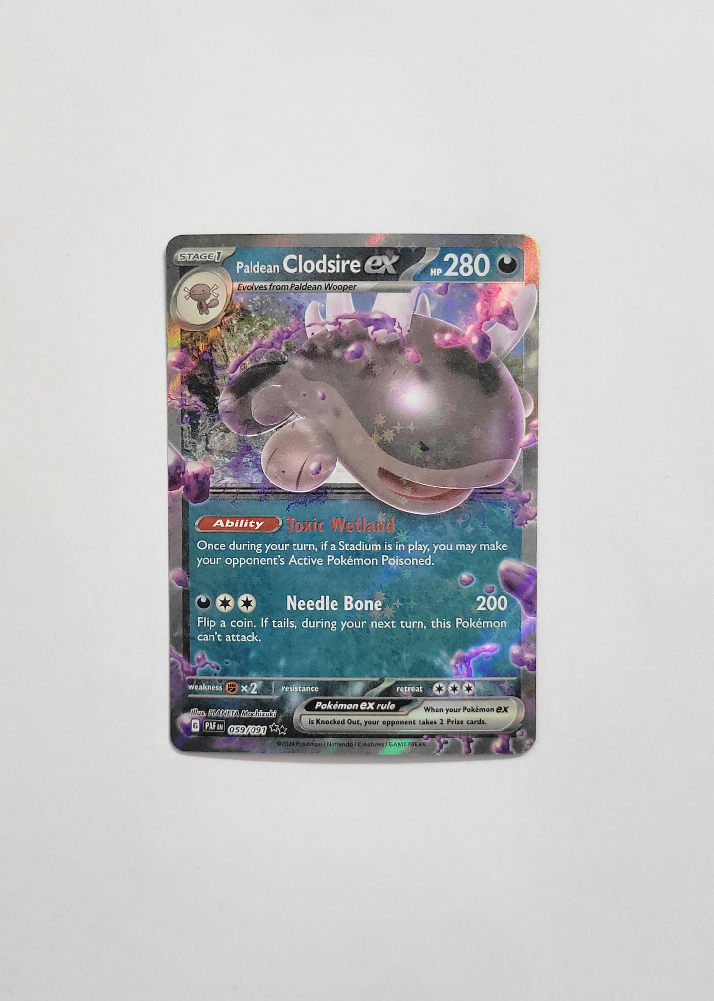Paldean Clodsire ex 059/091 - Paldean Fates