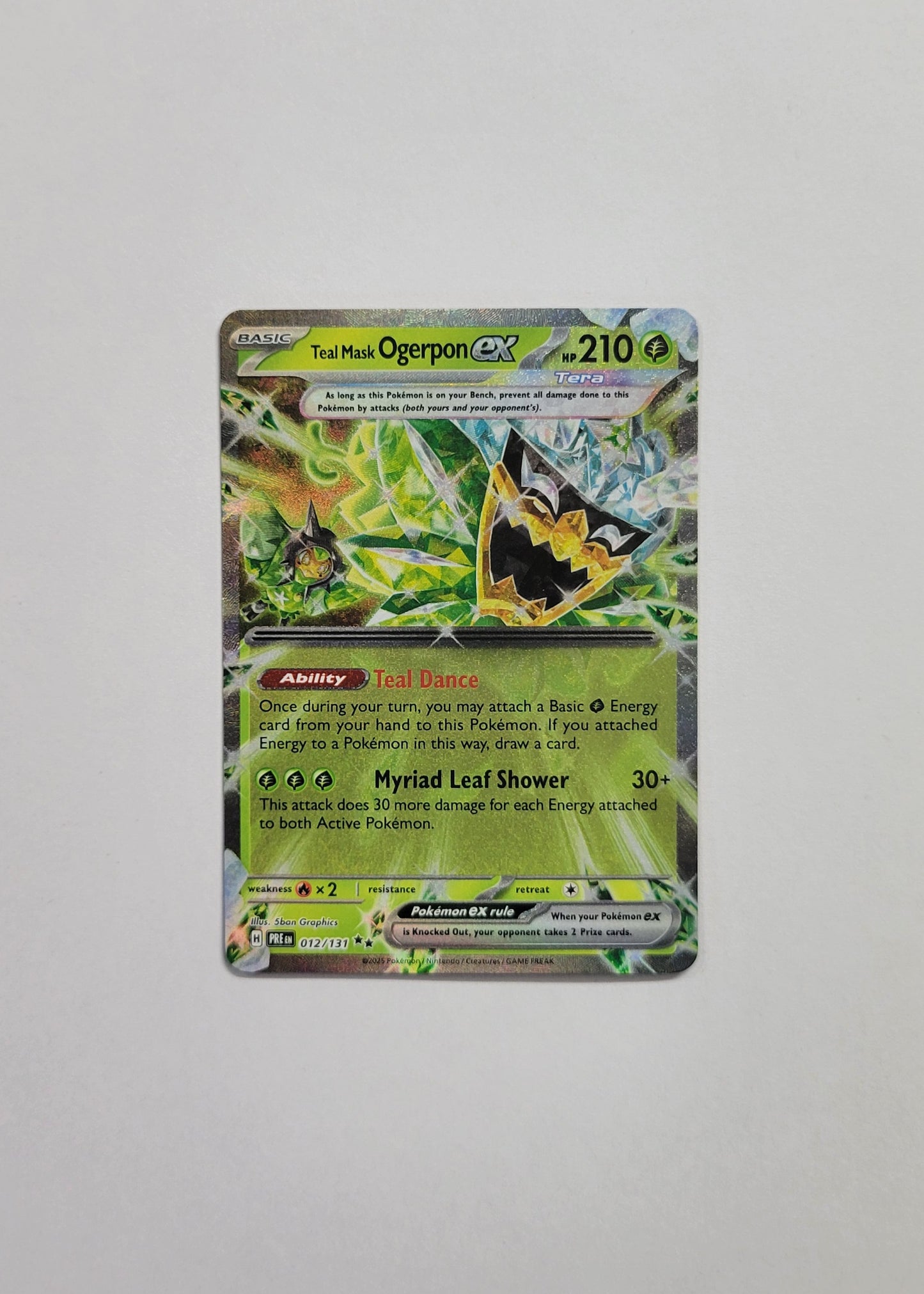 Teal Mask Ogerpon ex 012/131 - Prismatic Evolutions