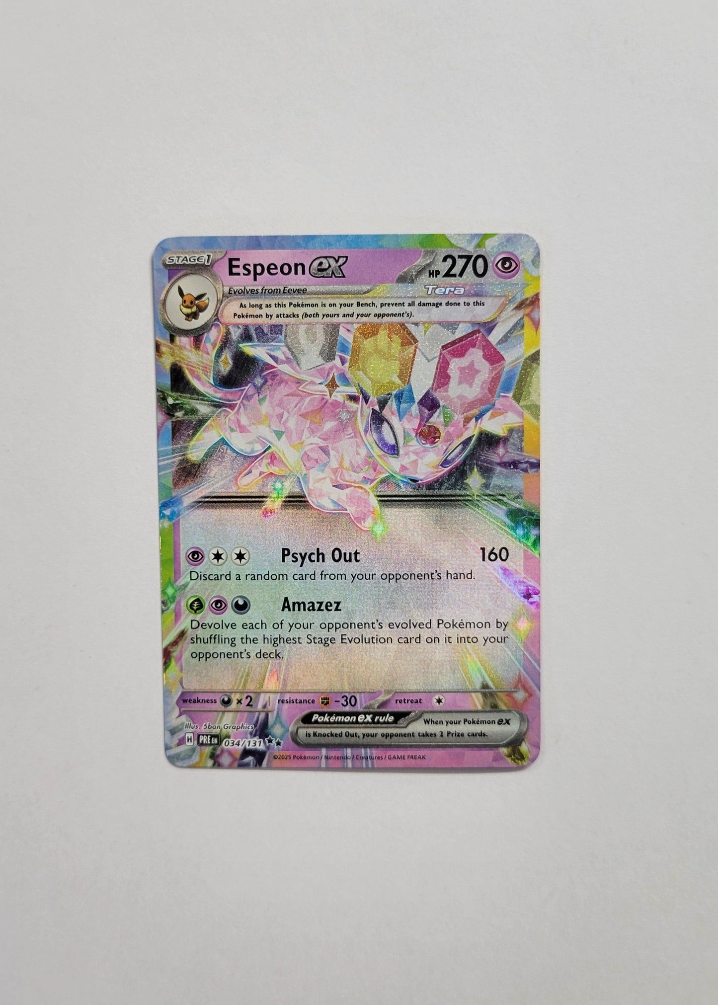 Espeon ex 034/131 - Prismatic Evolutions