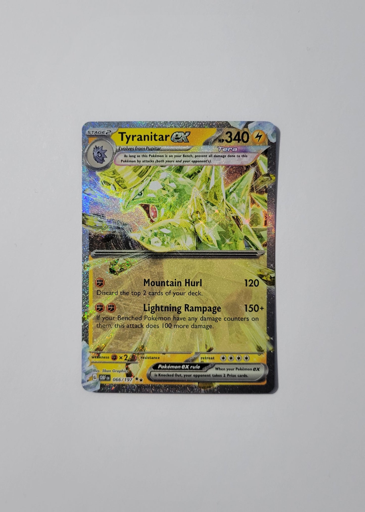 Tyranitar ex 066/197 - Obsidian Flames
