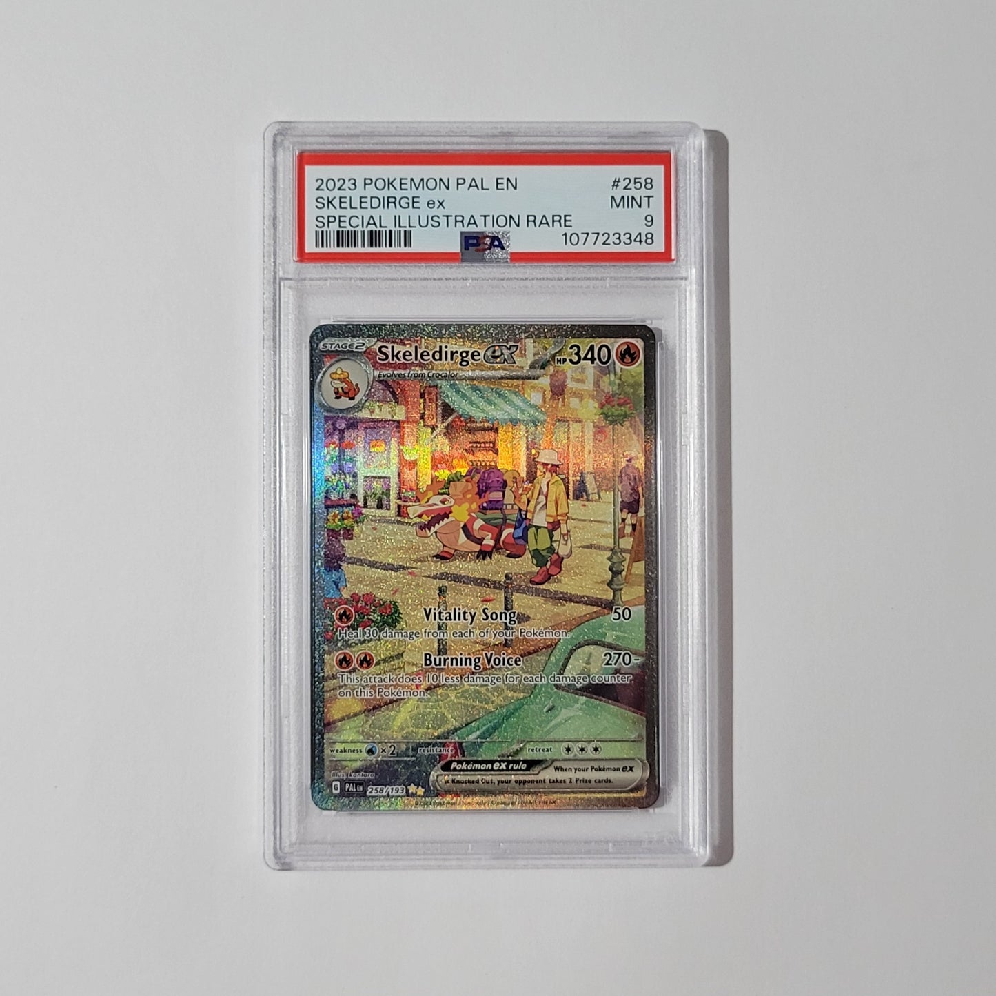 Skeledirge ex 258/193 - Paldea Evolved - PSA 9