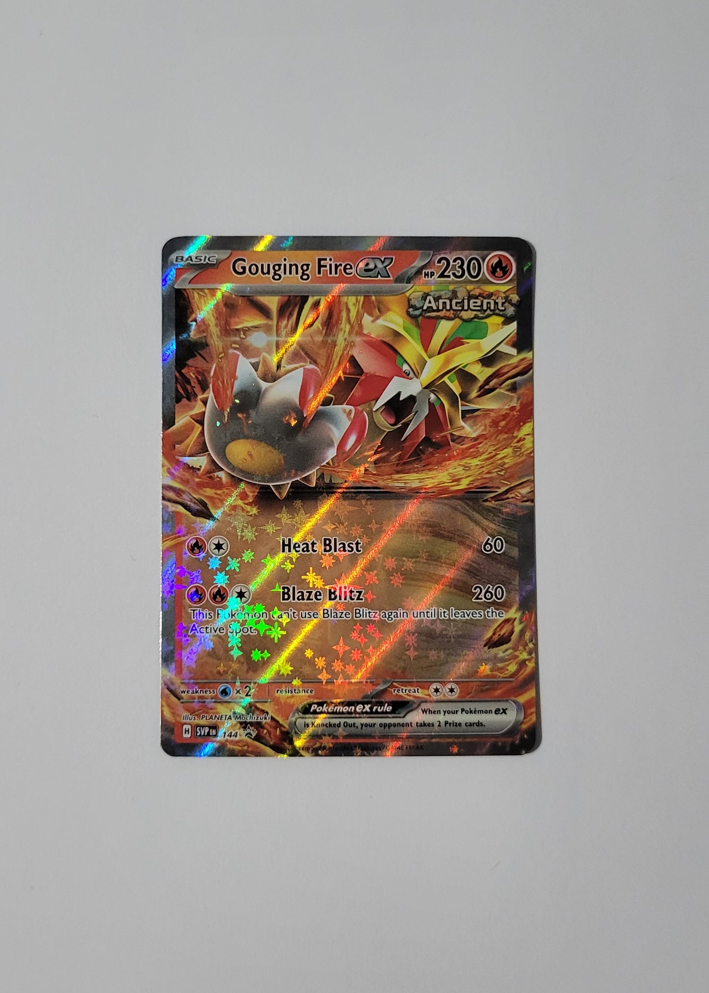 Gouging Fire ex SVP144 - Black Star Promo
