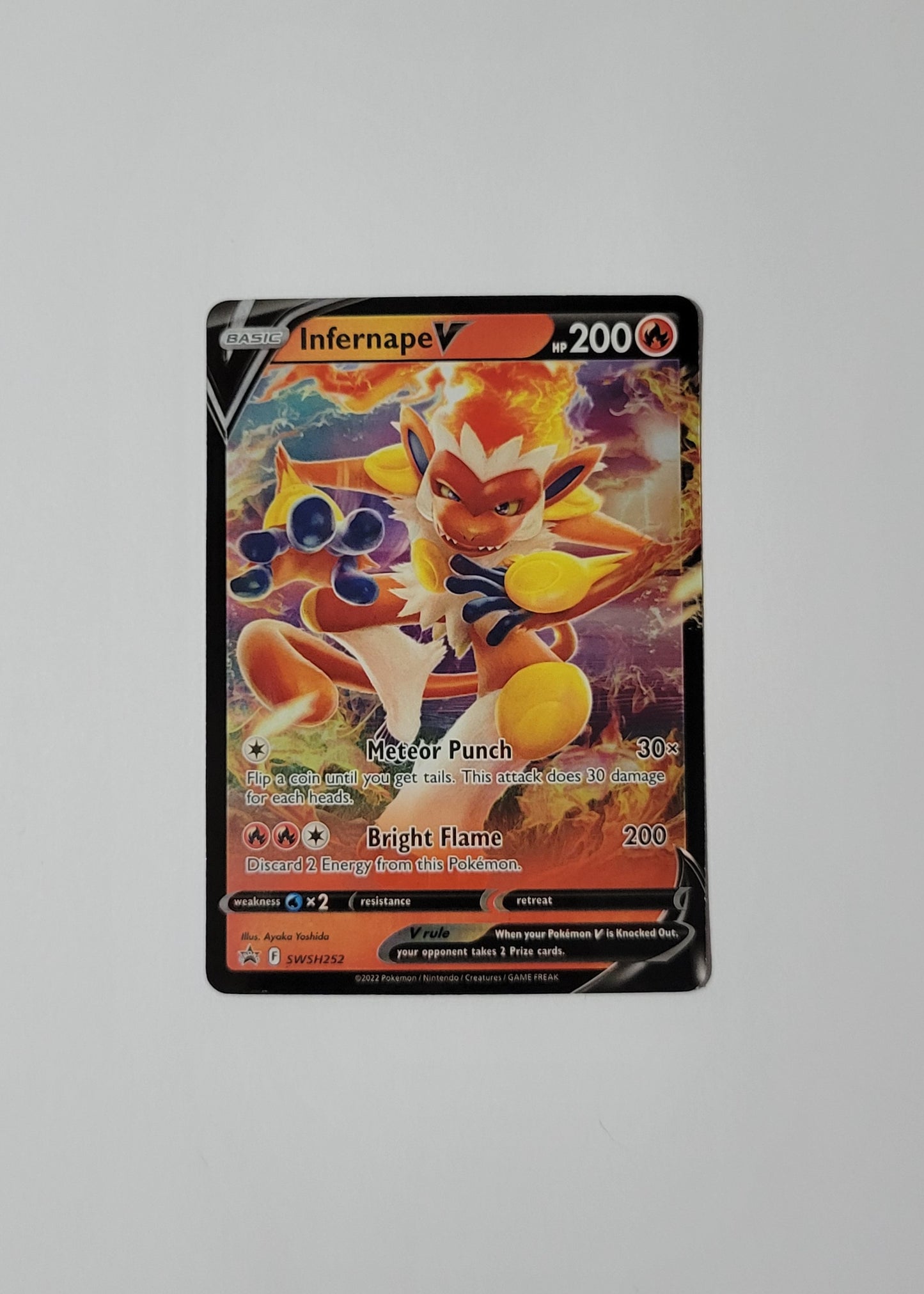 Infernape V SWSH252 - Black Star Promo